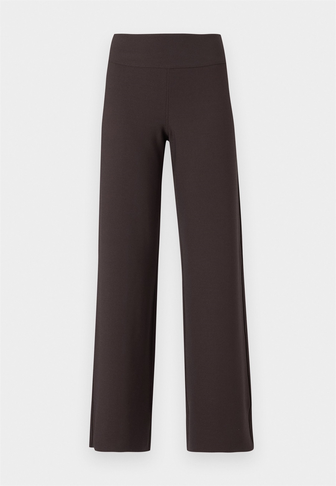 ONLY ONLCLEVER LIFE WIDE PANT - Stoffhose - black coffee/schwarz
