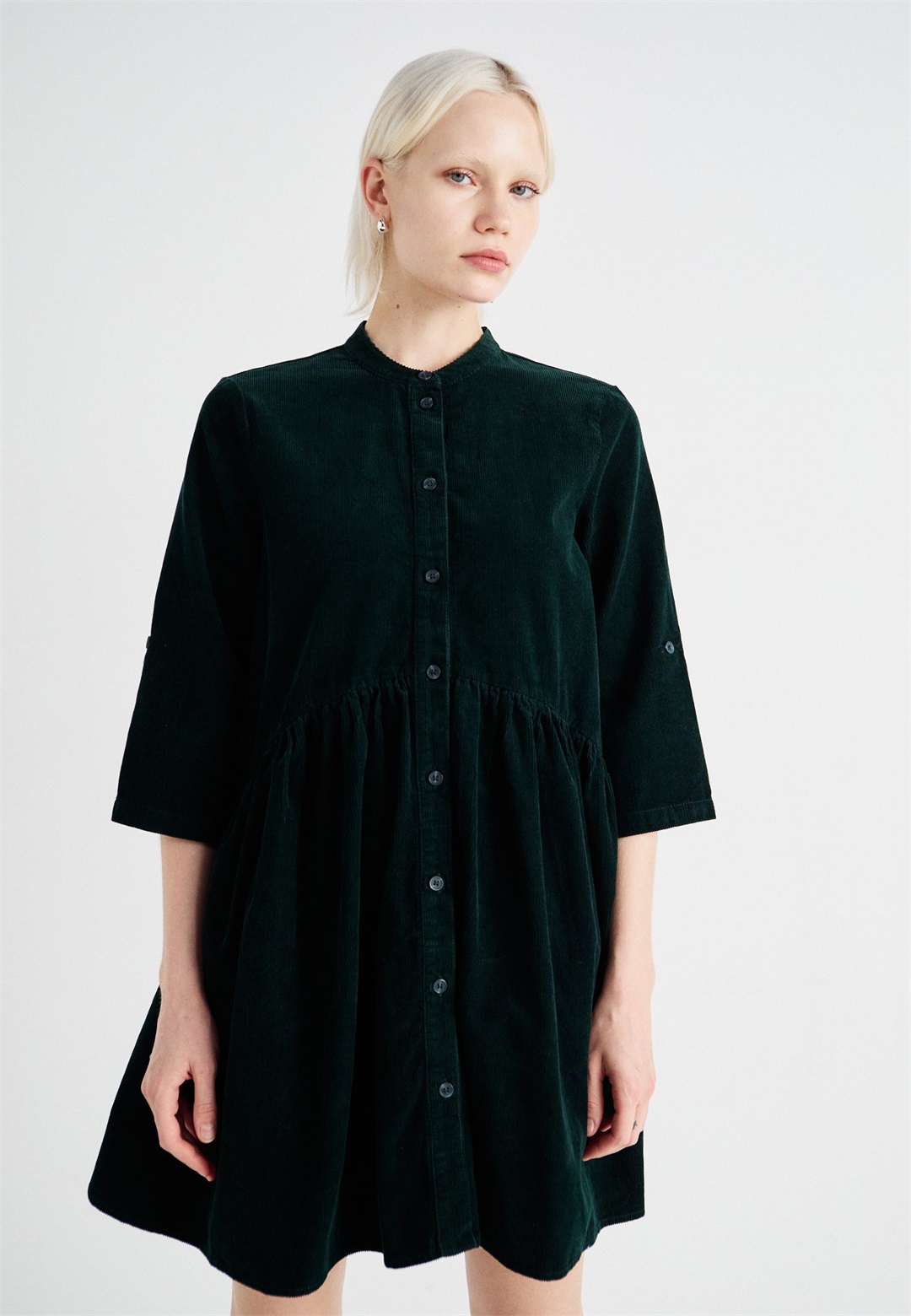 ONLY ONLCHICACO MOXI DRESS - Blusenkleid - scarab/dunkelgrün