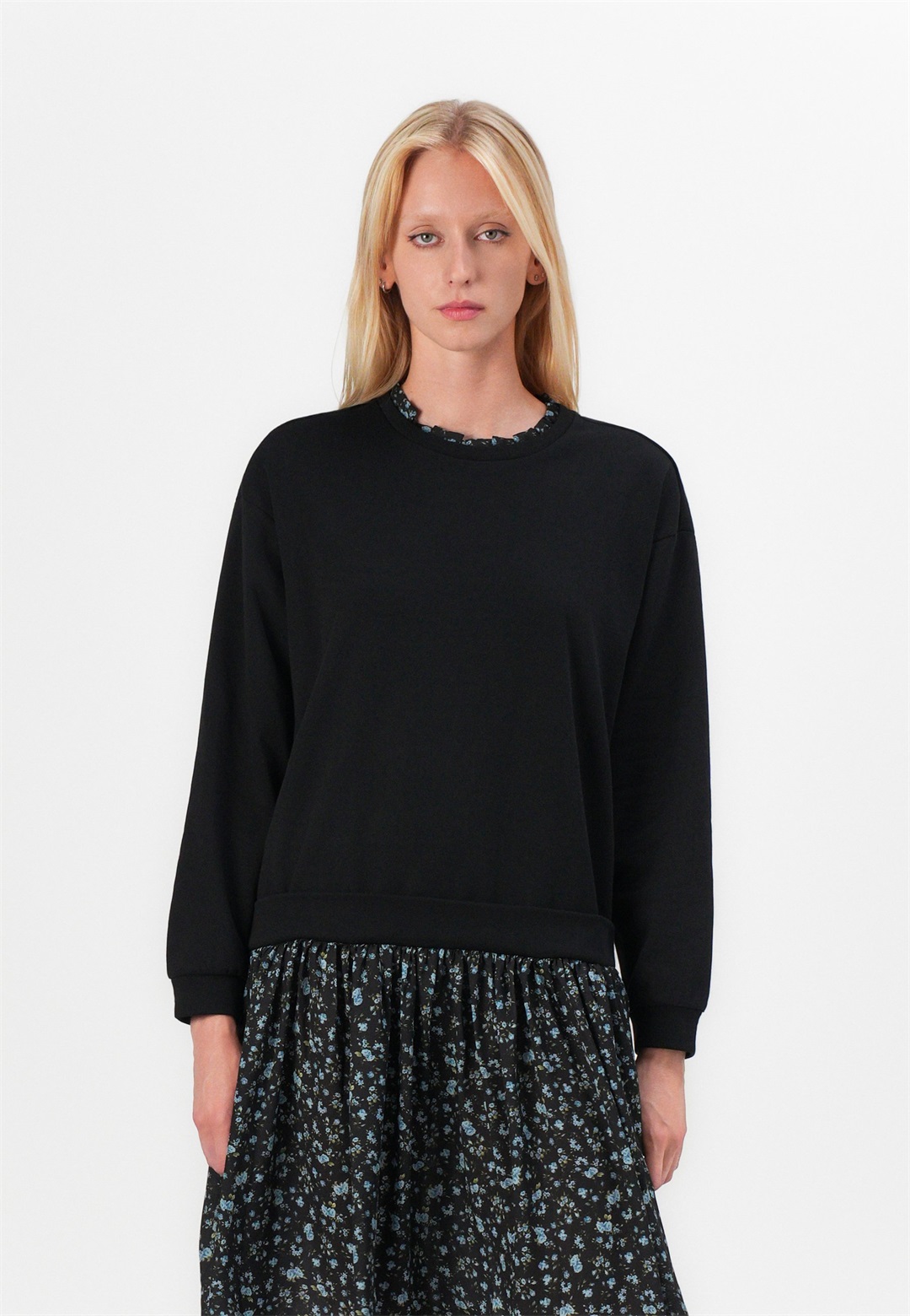 ONLY ONLBRIONA SWEAT DRESS - Freizeitkleid - black/schwarz