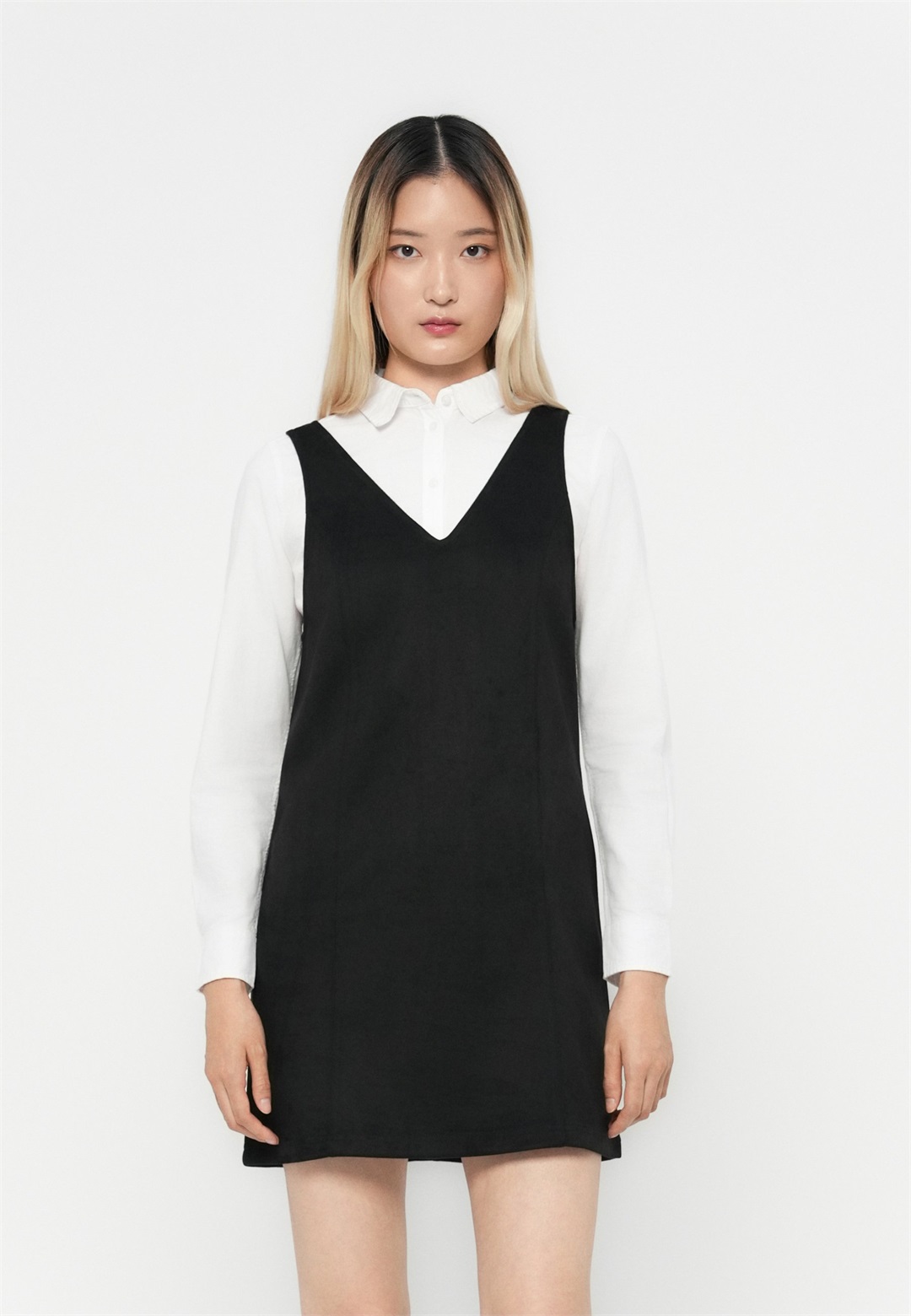 ONLY ONLYLVA LIFE CLEAN DRESS - Freizeitkleid - black/schwarz