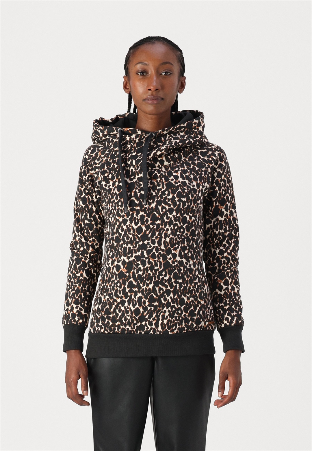 ONLY ONLJALENE HOOD - Kapuzenpullover - black/schwarz