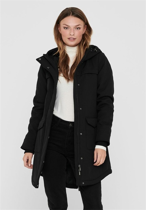 ONLY ONLMAASTRICHT OTW NOOS - Wintermantel - black/schwarz