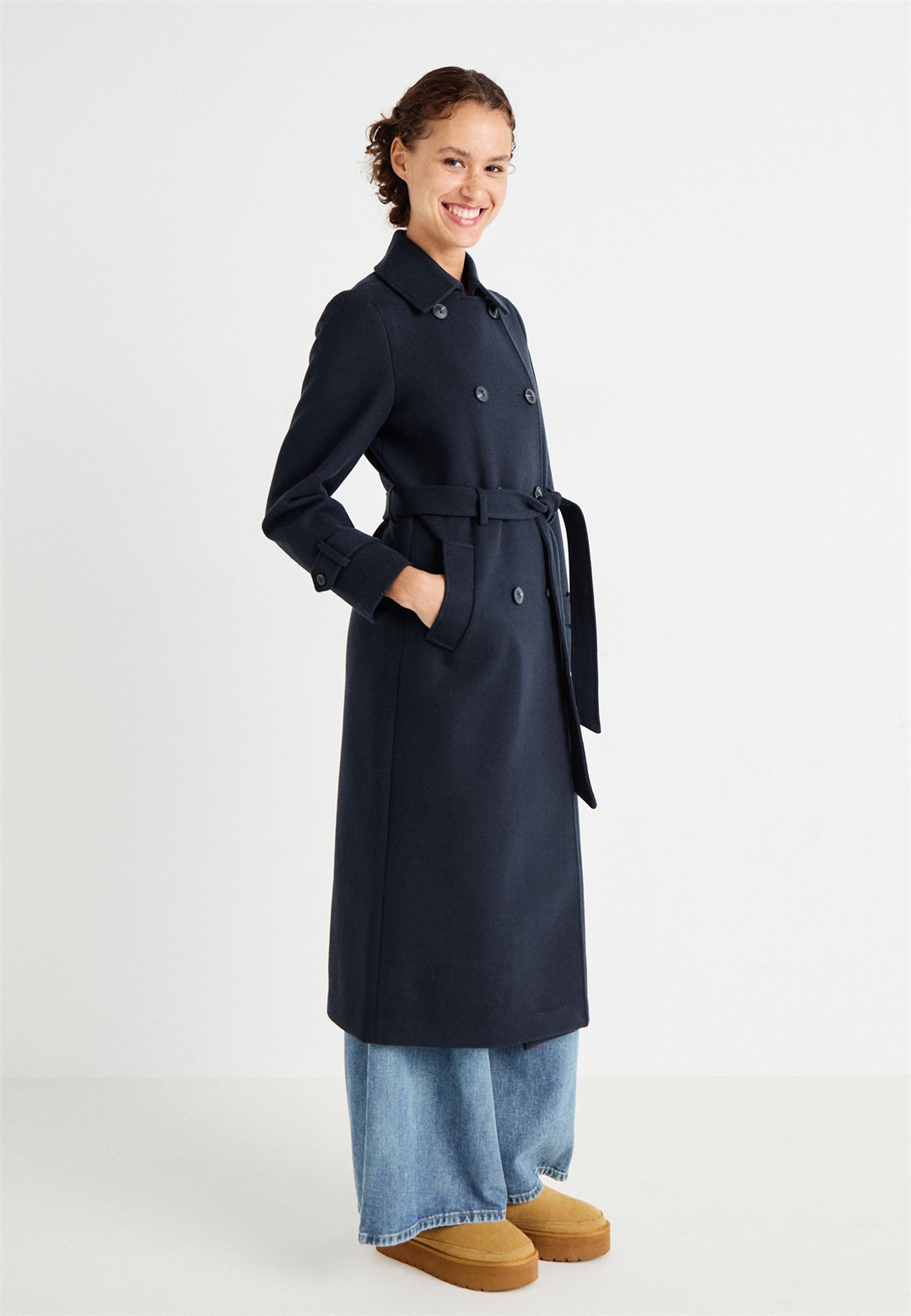 ONLY ONLLUCIE LIFE - Klassischer Mantel - dark navy/royal
