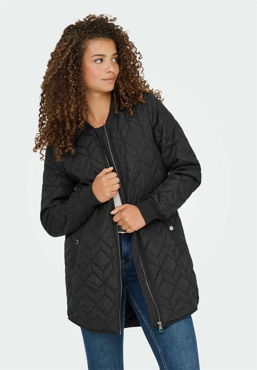 ONLY Wintermantel - black/schwarz