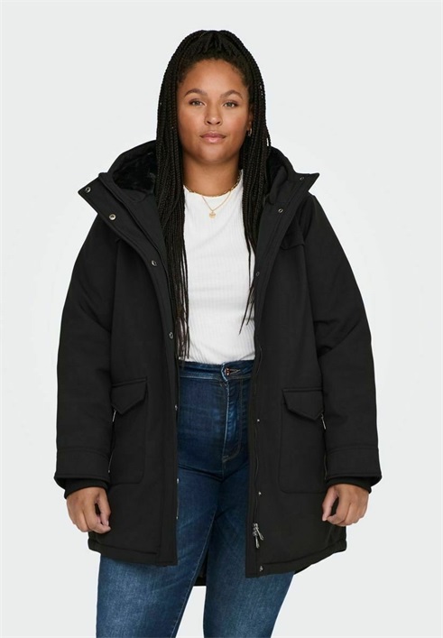 ONLY Carmakoma ASTRICHT OTW - Wintermantel - black/schwarz