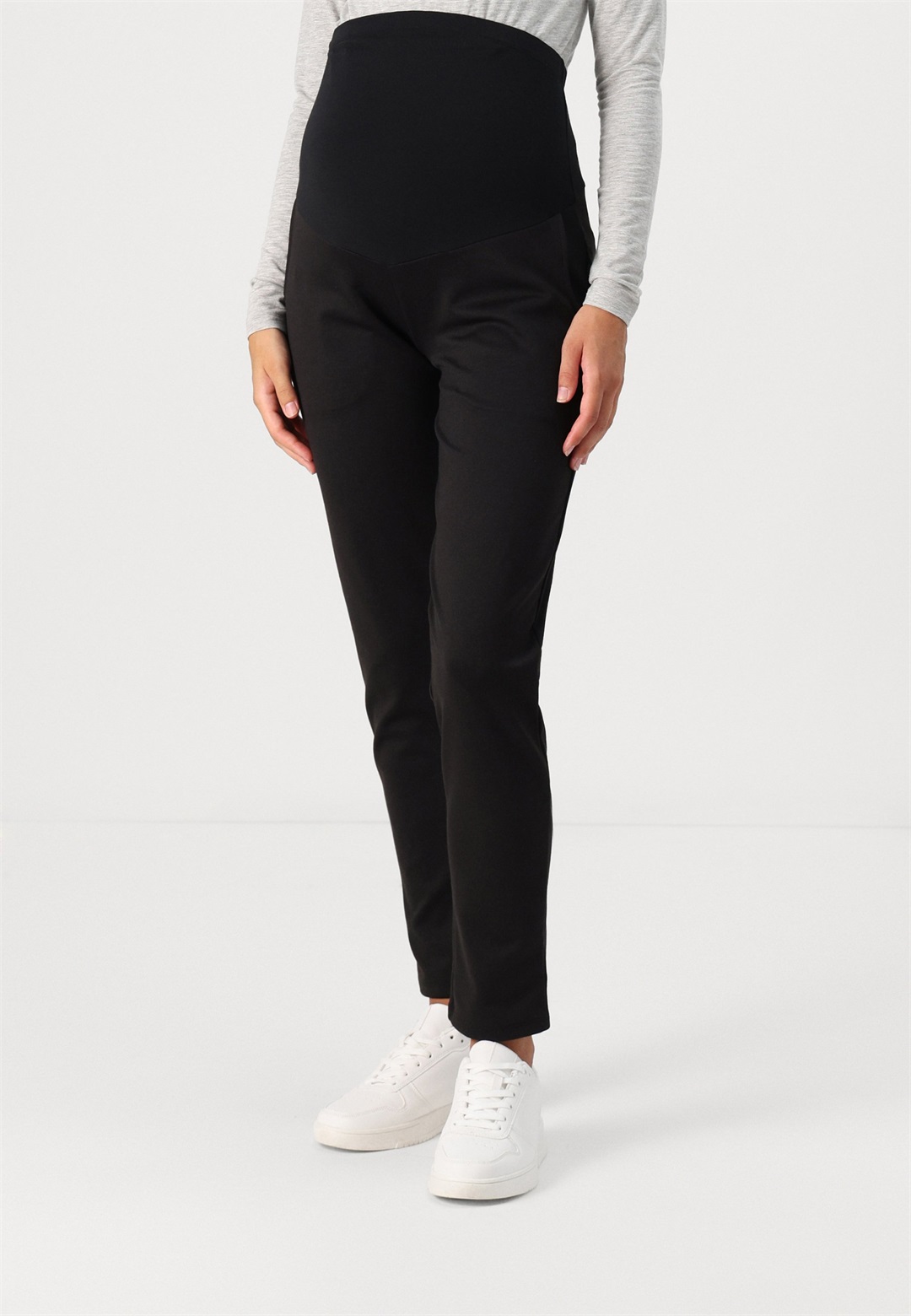 ONLY MATERNITY OLMGISELEA - Stoffhose - black/schwarz