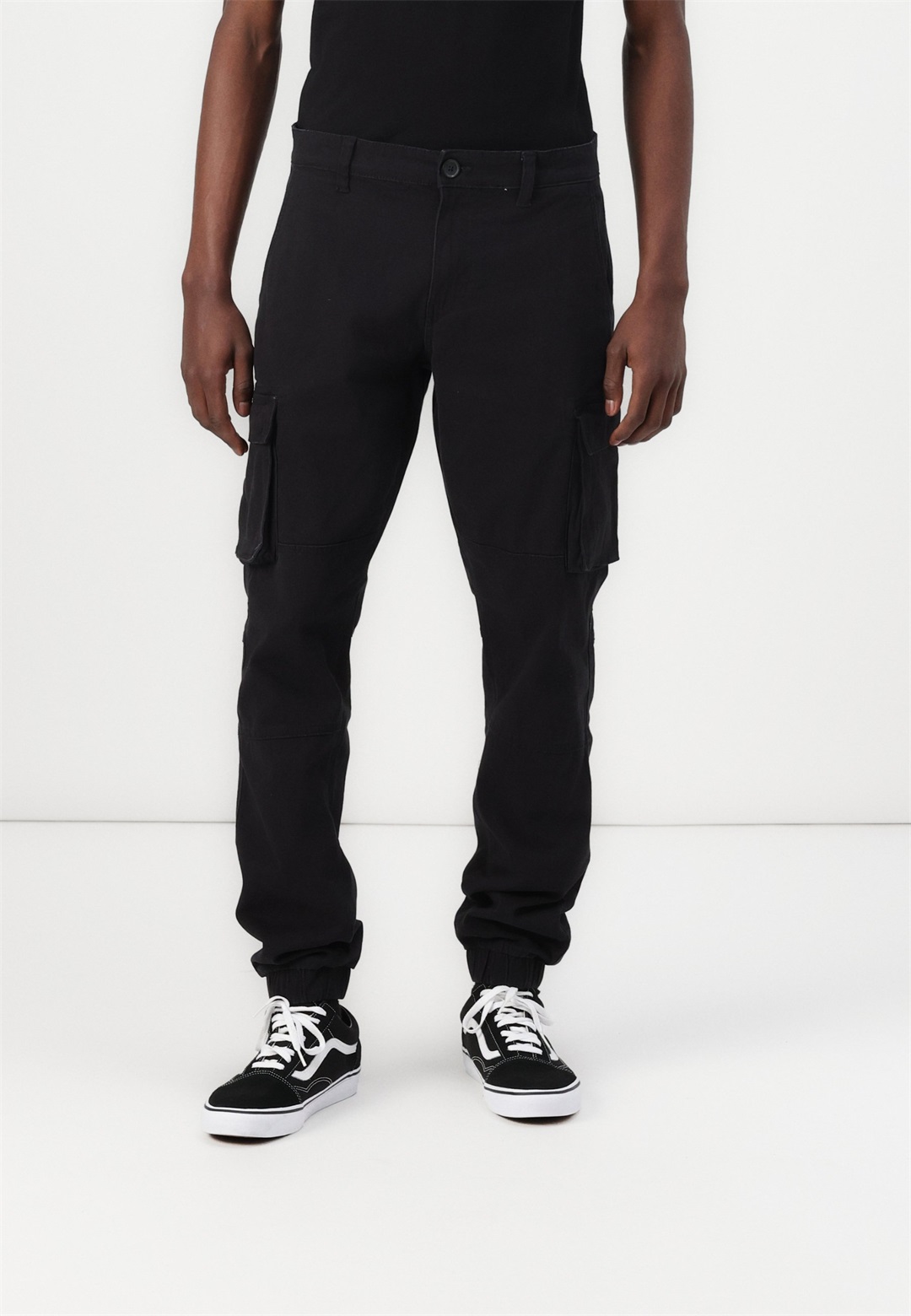 Only & Sons ONSCAM STAGE CUFF - Cargohose - schwarz
