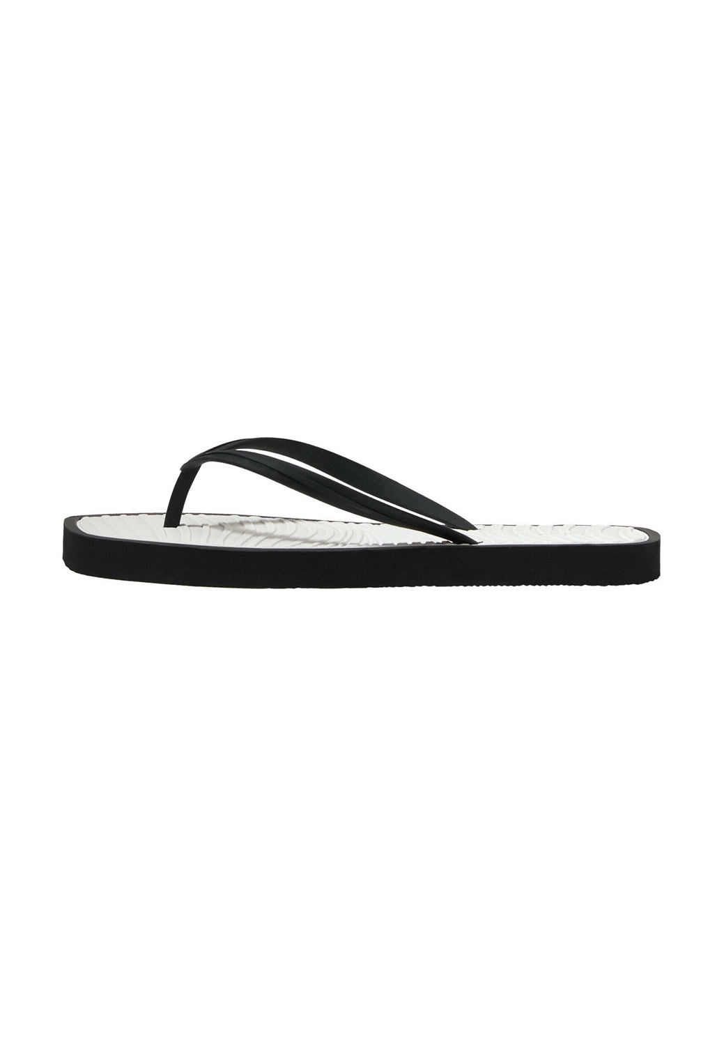 OYSHO TEXTURED BEACH - Zehentrenner - black/schwarz