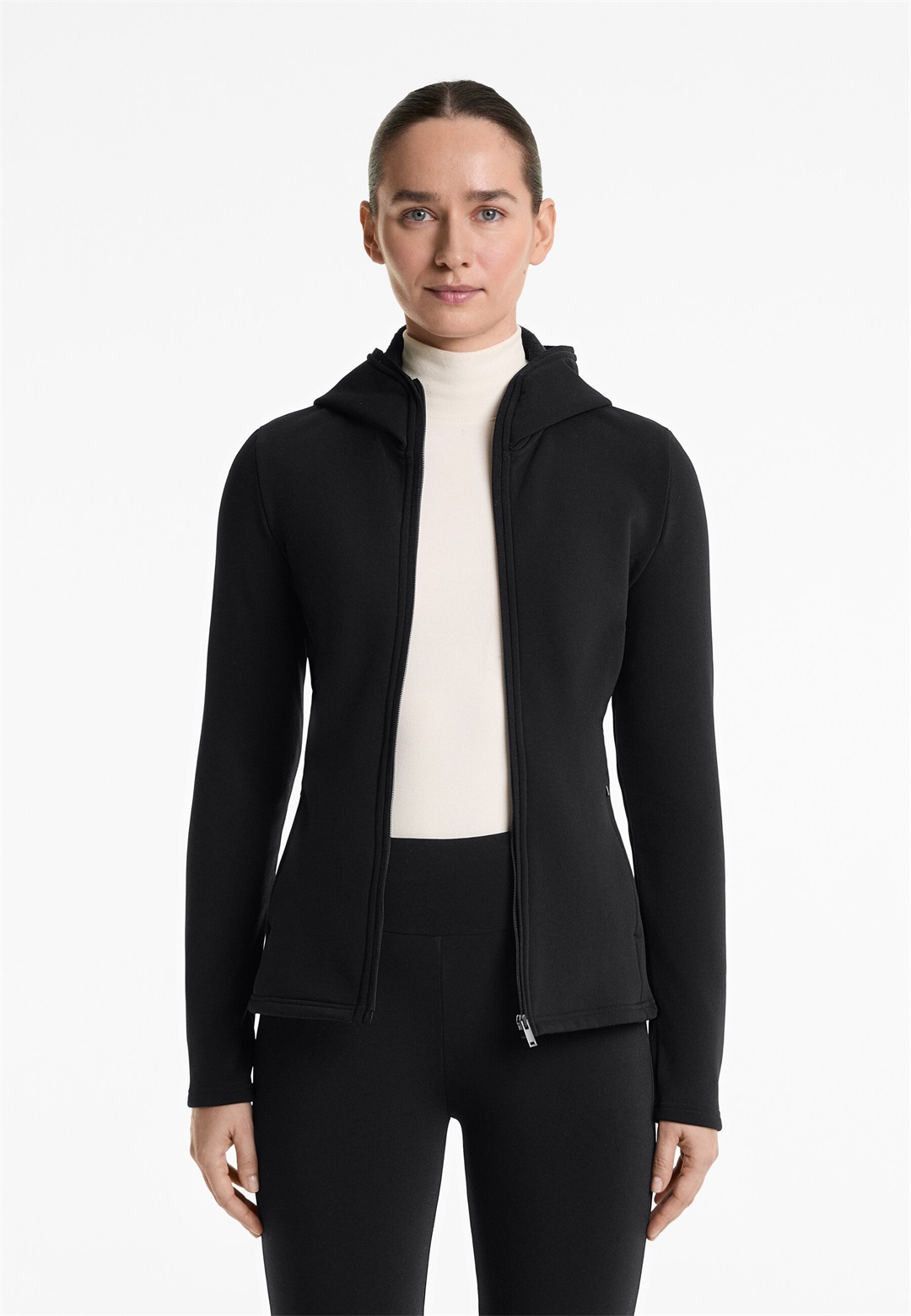 OYSHO SUPER EXTRAWARM TECHNICAL - Sweatjacke - black/schwarz