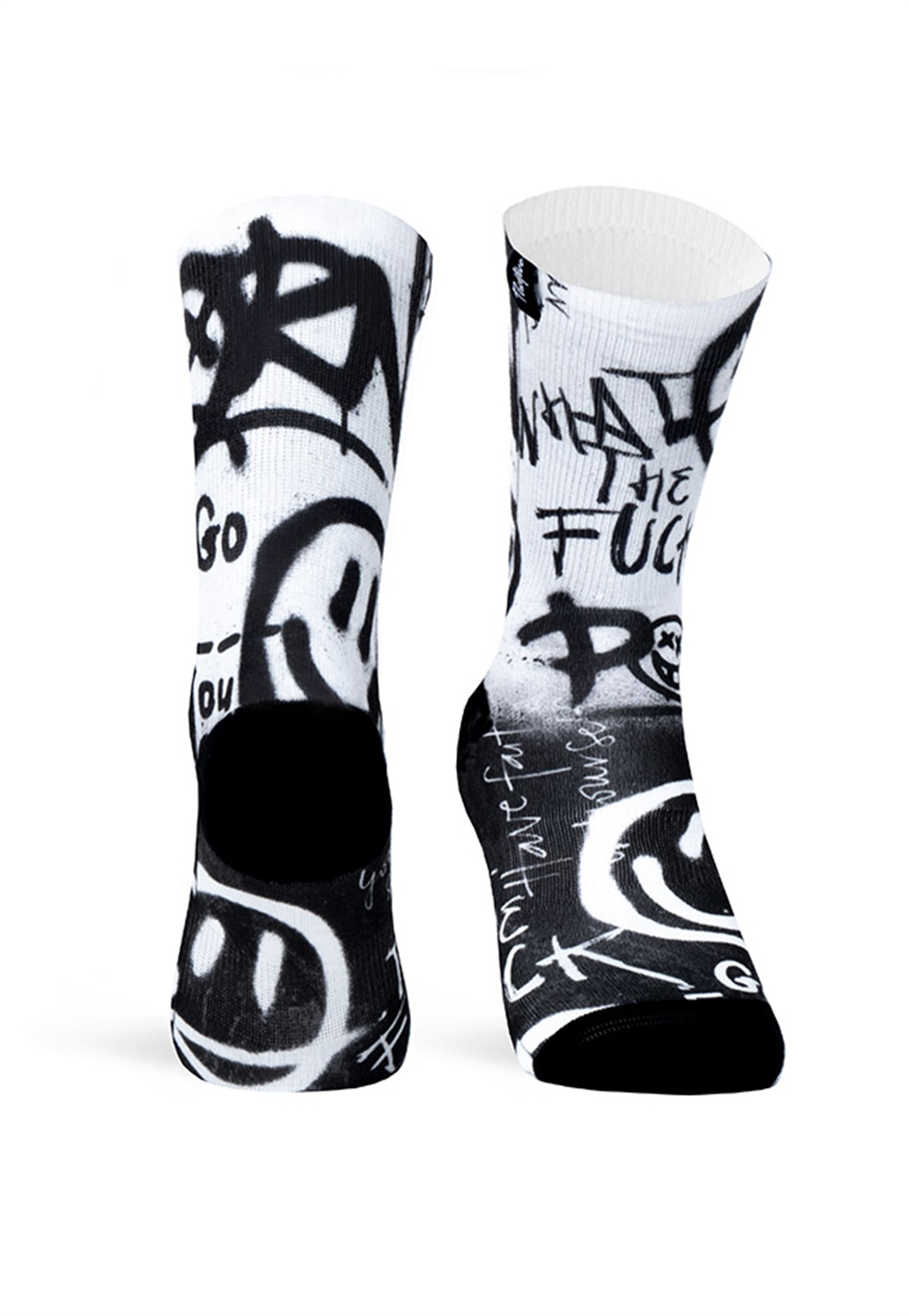 Pacific and Co Socken - black/white/weiß