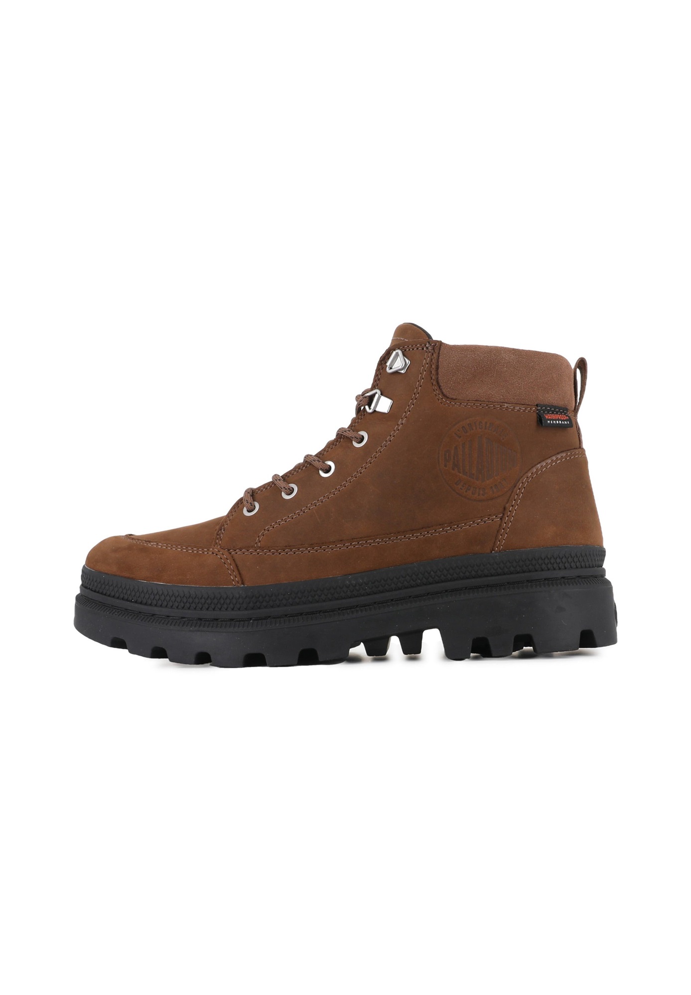 Palladium Schnürstiefelette - bison/braun
