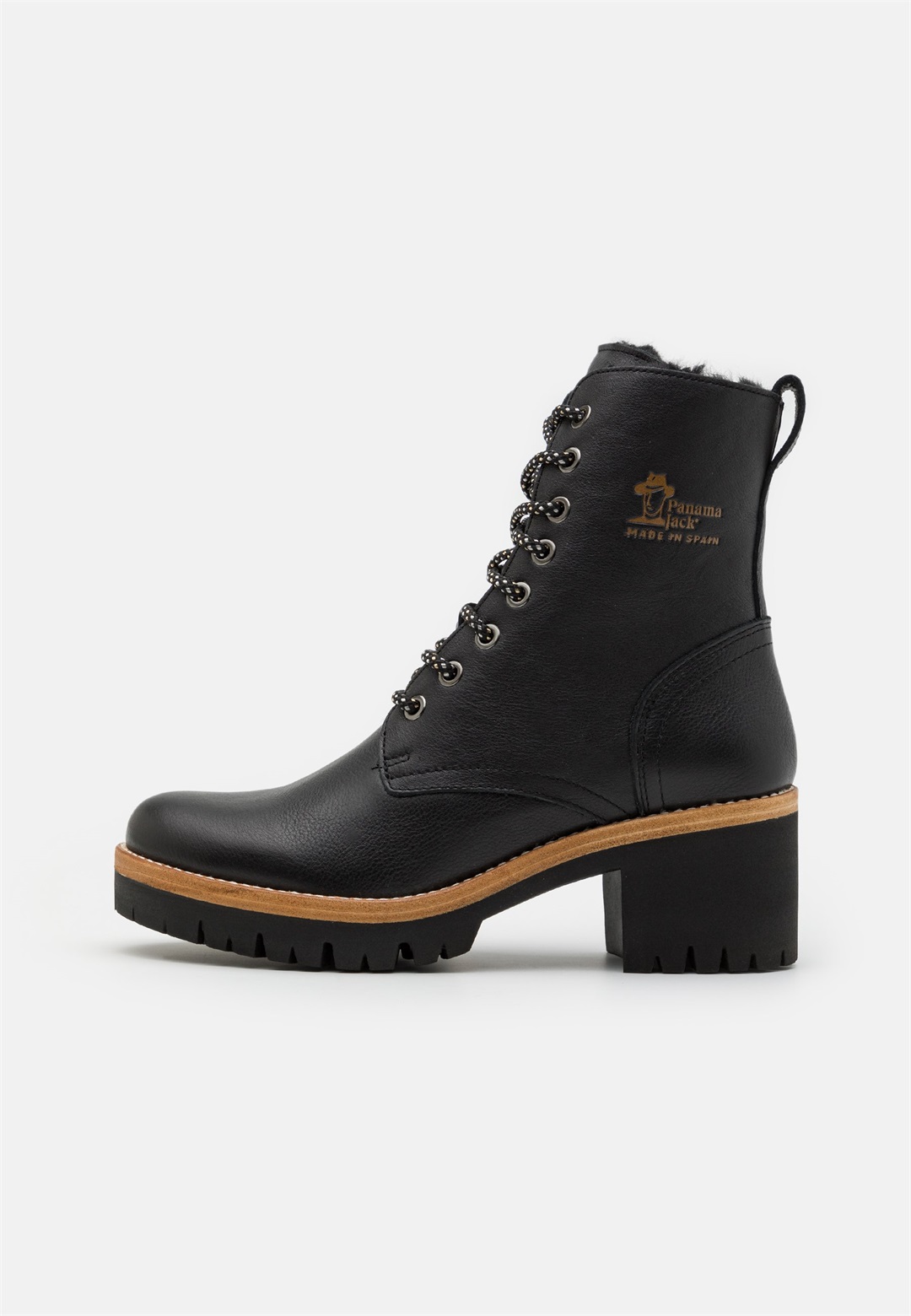 Panama Jack PADMA - Schnürstiefelette - black/schwarz