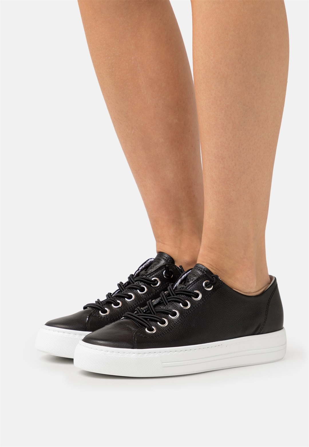 Paul Green 4081 - Sneaker low - black/white/schwarz