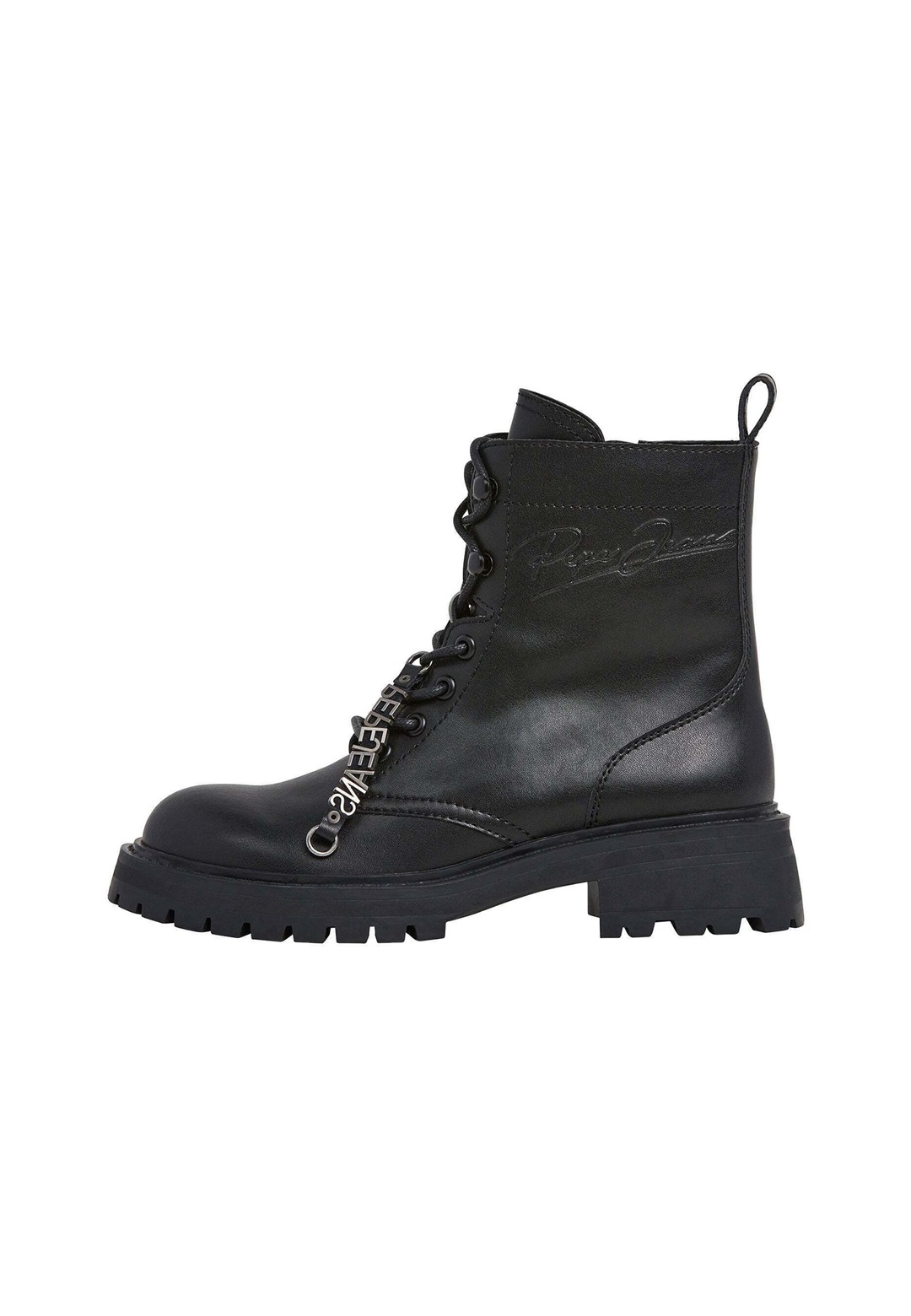 Pepe Jeans STACY PLAY - Plateaustiefelette - black/schwarz
