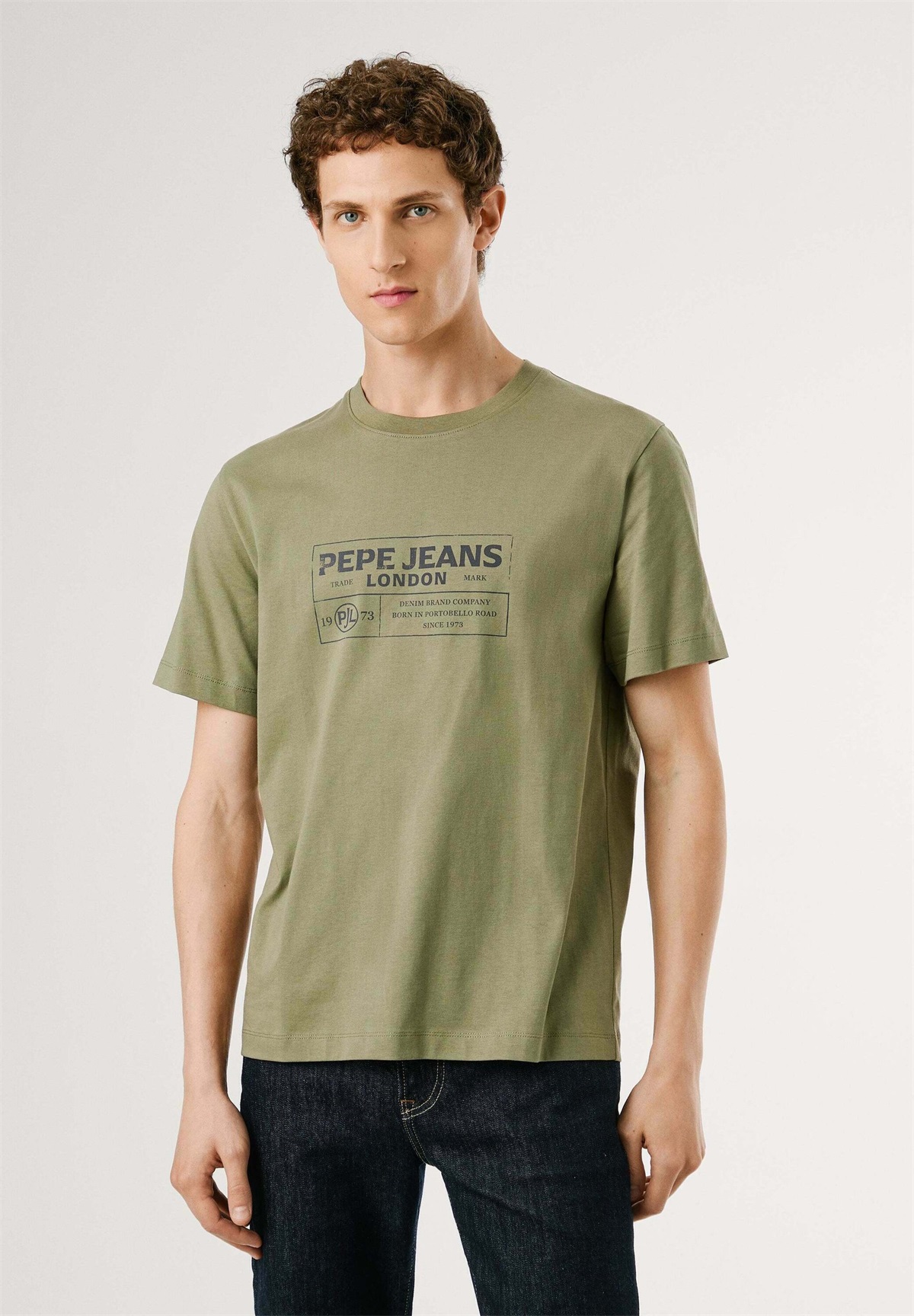 Pepe Jeans THARKY TEE - T-Shirt print - military green/grün