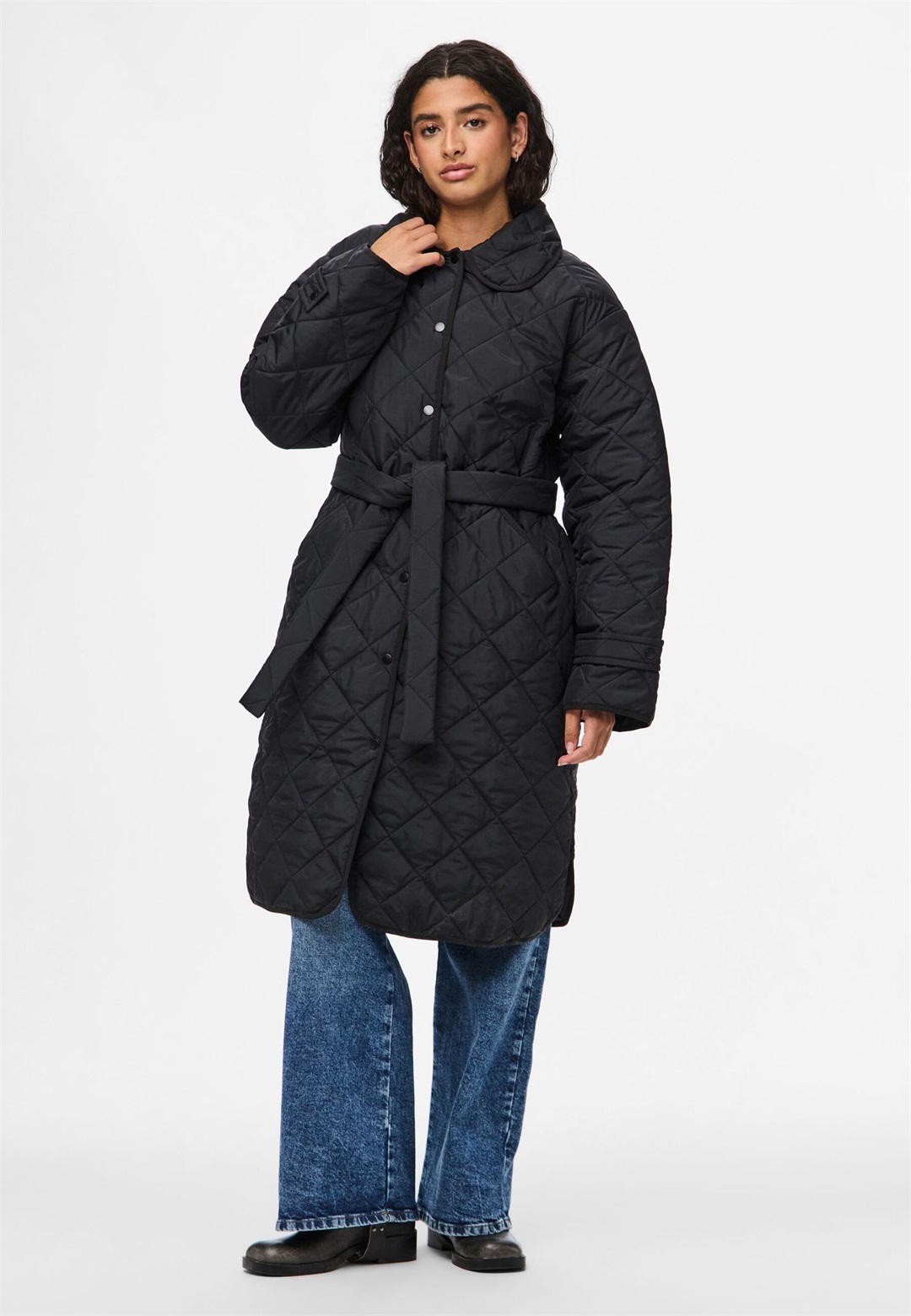 Pieces PCEMILY - Wintermantel - black/schwarz Pieces PCEMILY - Wintermantel - black/schwarz