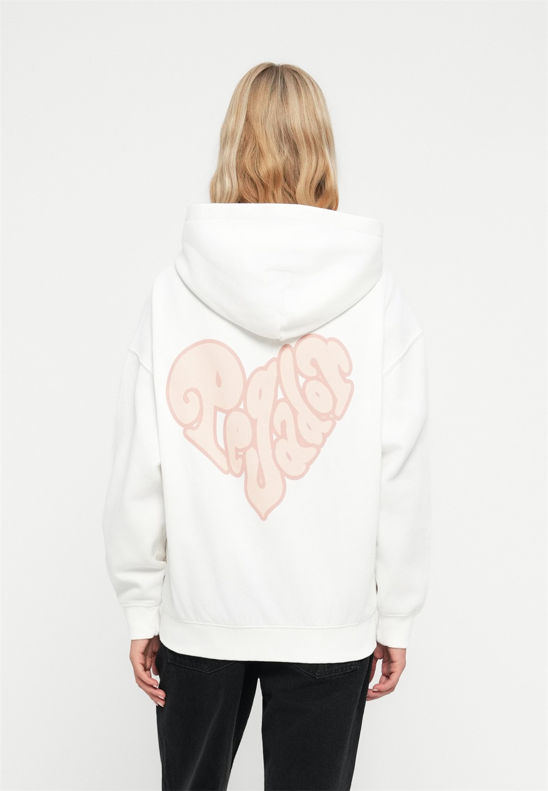Pegador GALENA OVERSIZED - Sweatjacke - washed warm white/offwhite