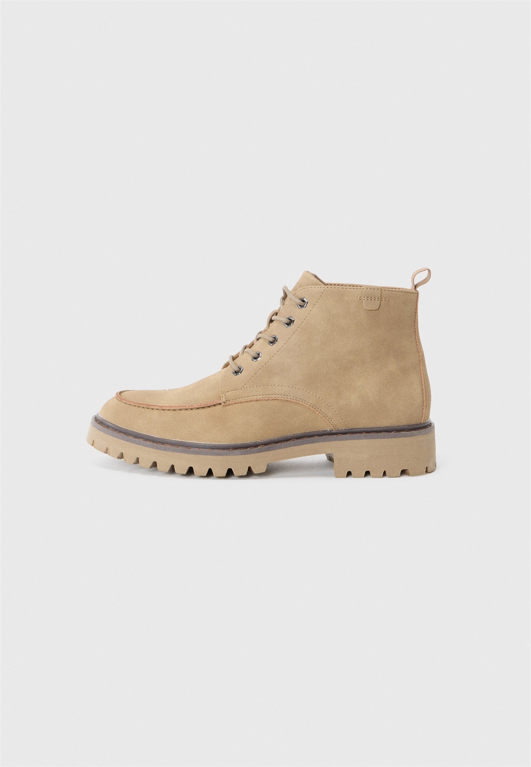 Pier One Schnürstiefelette - beige