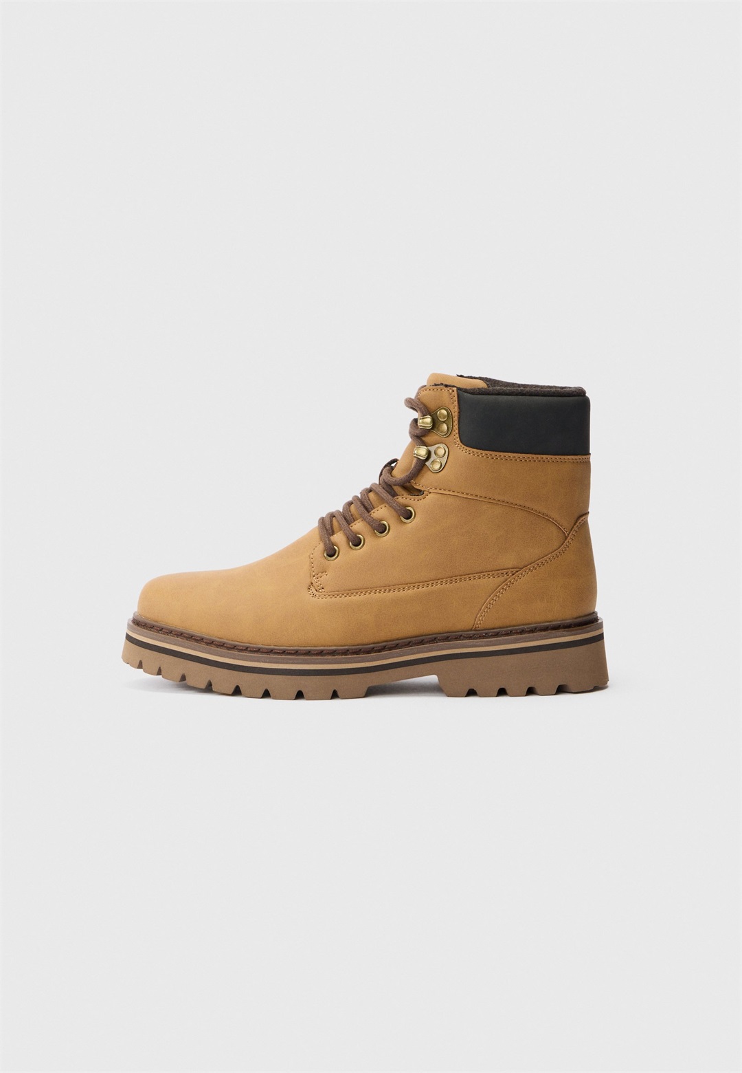 Pier One Schnürstiefelette - camel