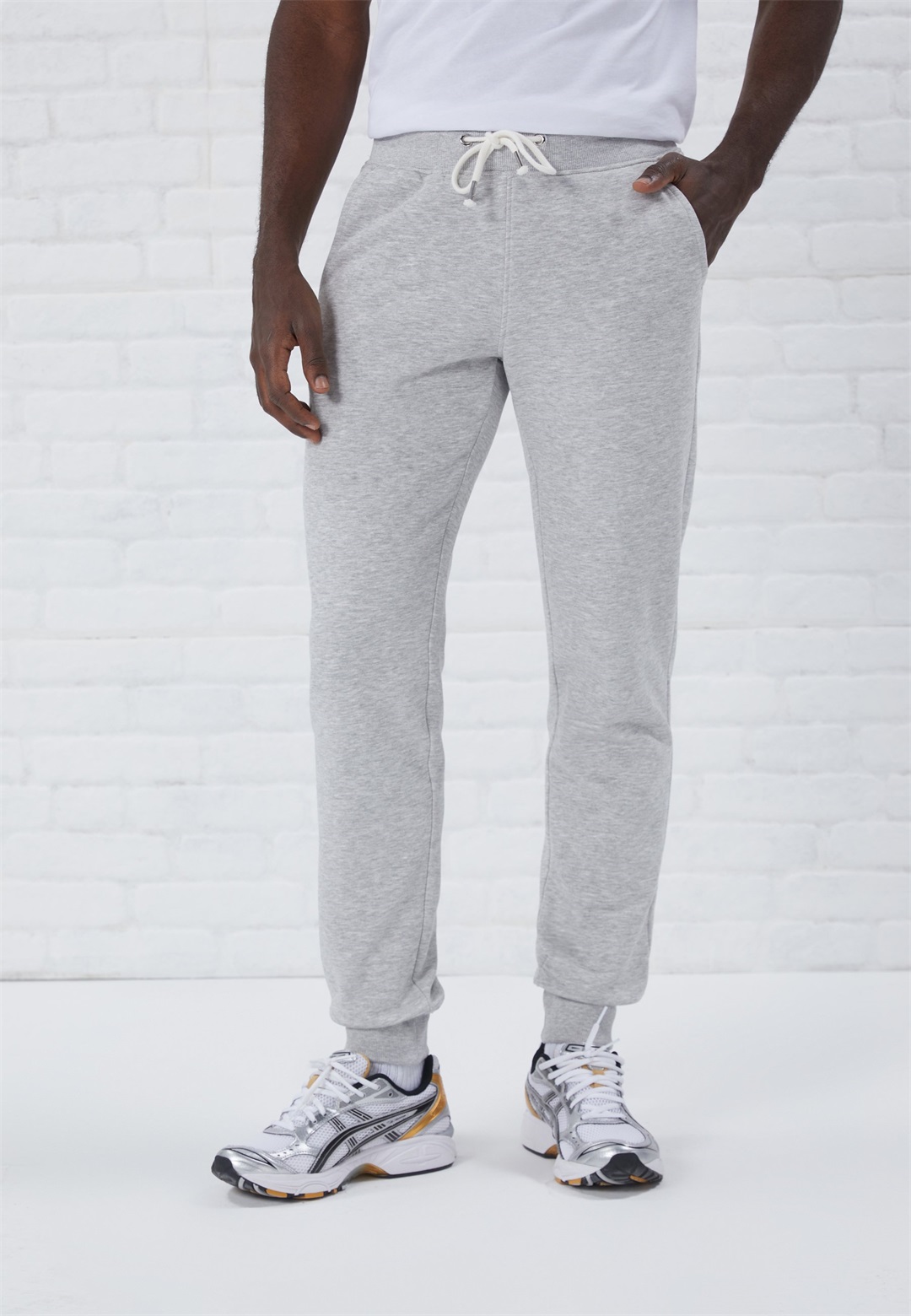 Pier One Jogginghose - mottled light grey/hellgrau-meliert