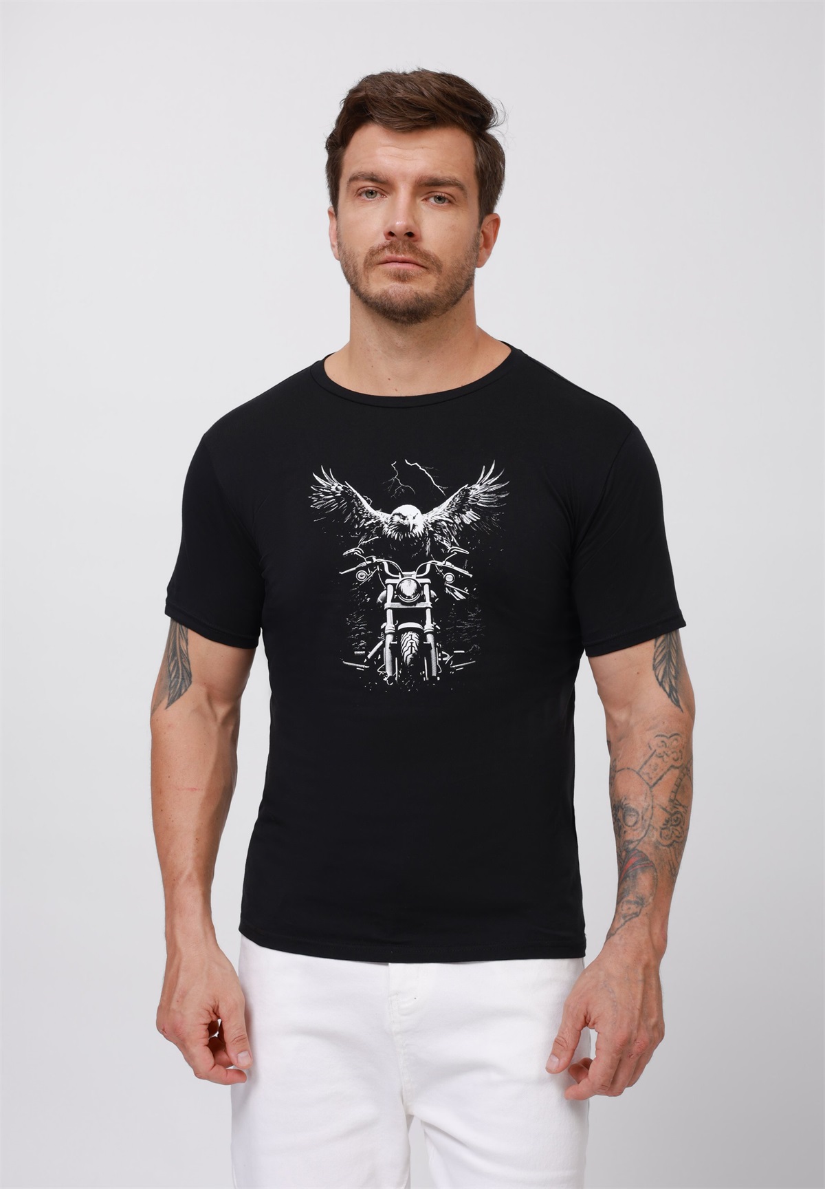 Pier One T-Shirt print - black/schwarz