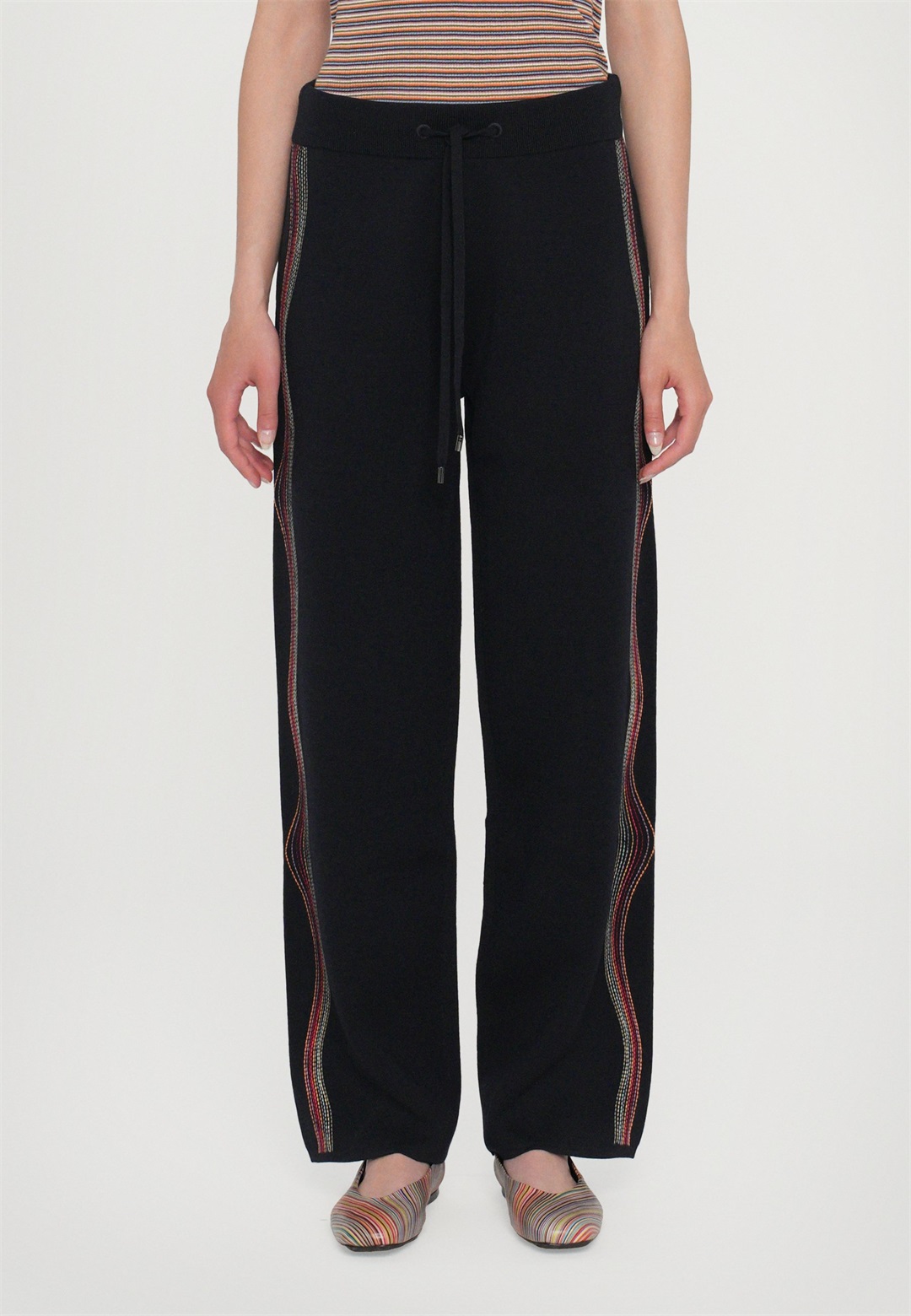 PS Paul Smith TROUSER - Stoffhose - dark blue/purple/dunkelblau