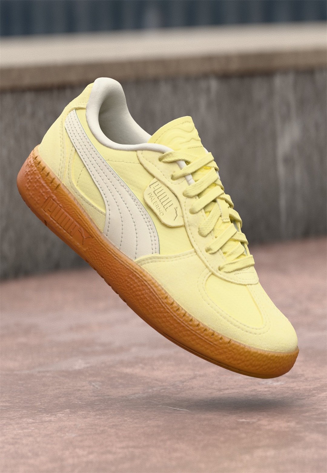 Puma PALERMO MODA ETHEREAL - Sneaker low - gold moon/warm white/gelb
