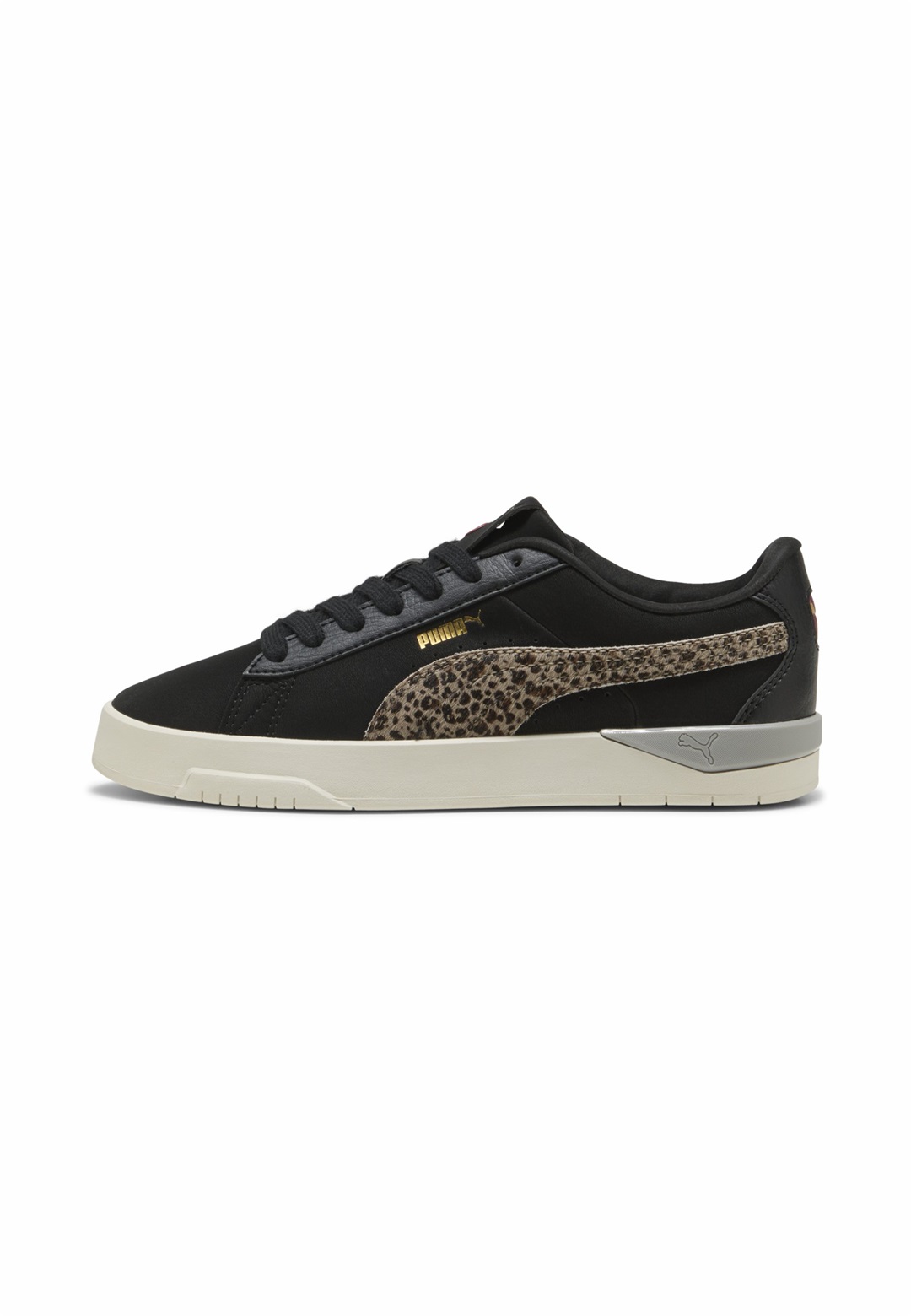 Puma Sneaker low - black- gold-team regal red/schwarz