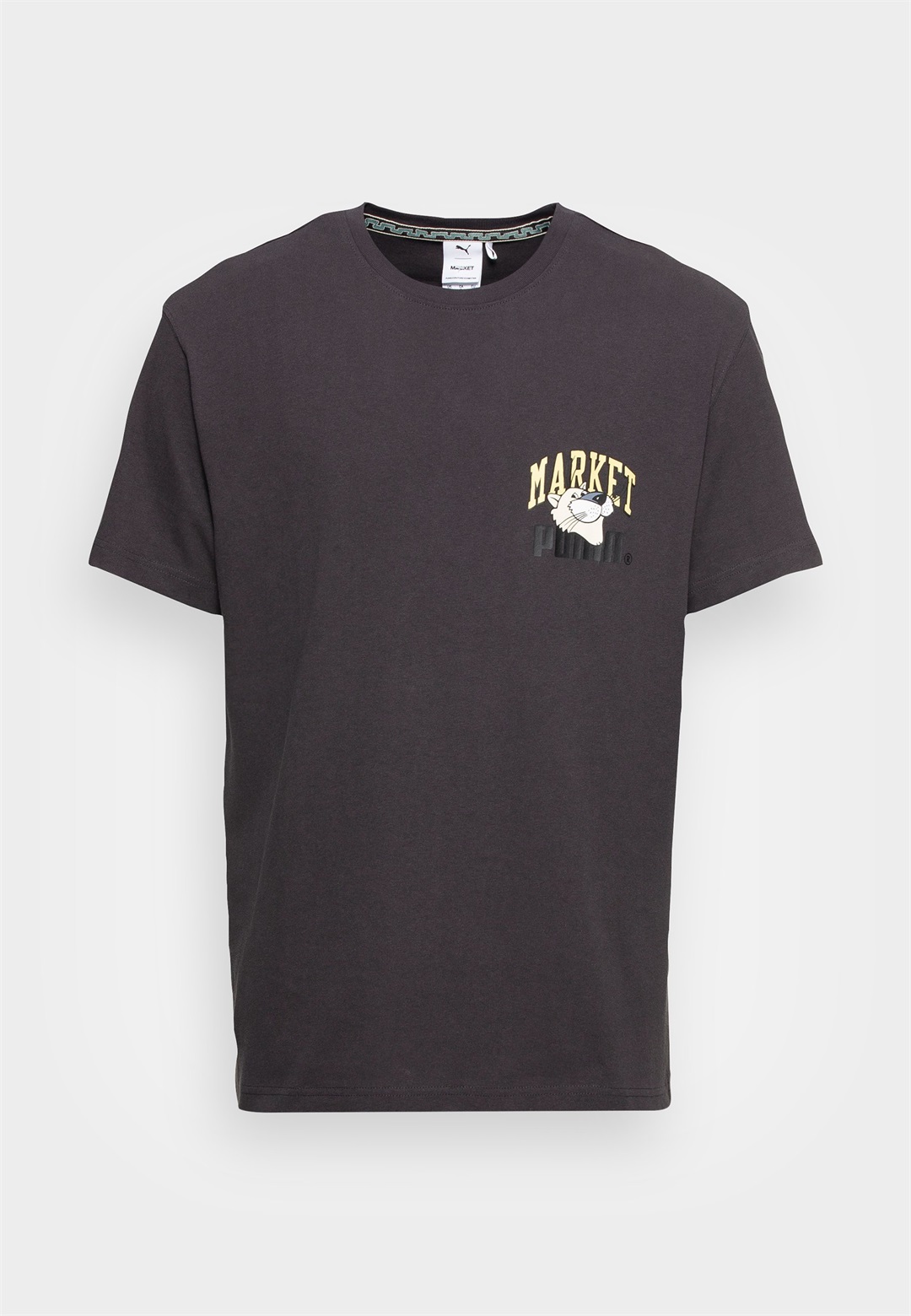 Puma MARKET RELAXED TEE UNISEX - T-Shirt print - phantom black/schwarz