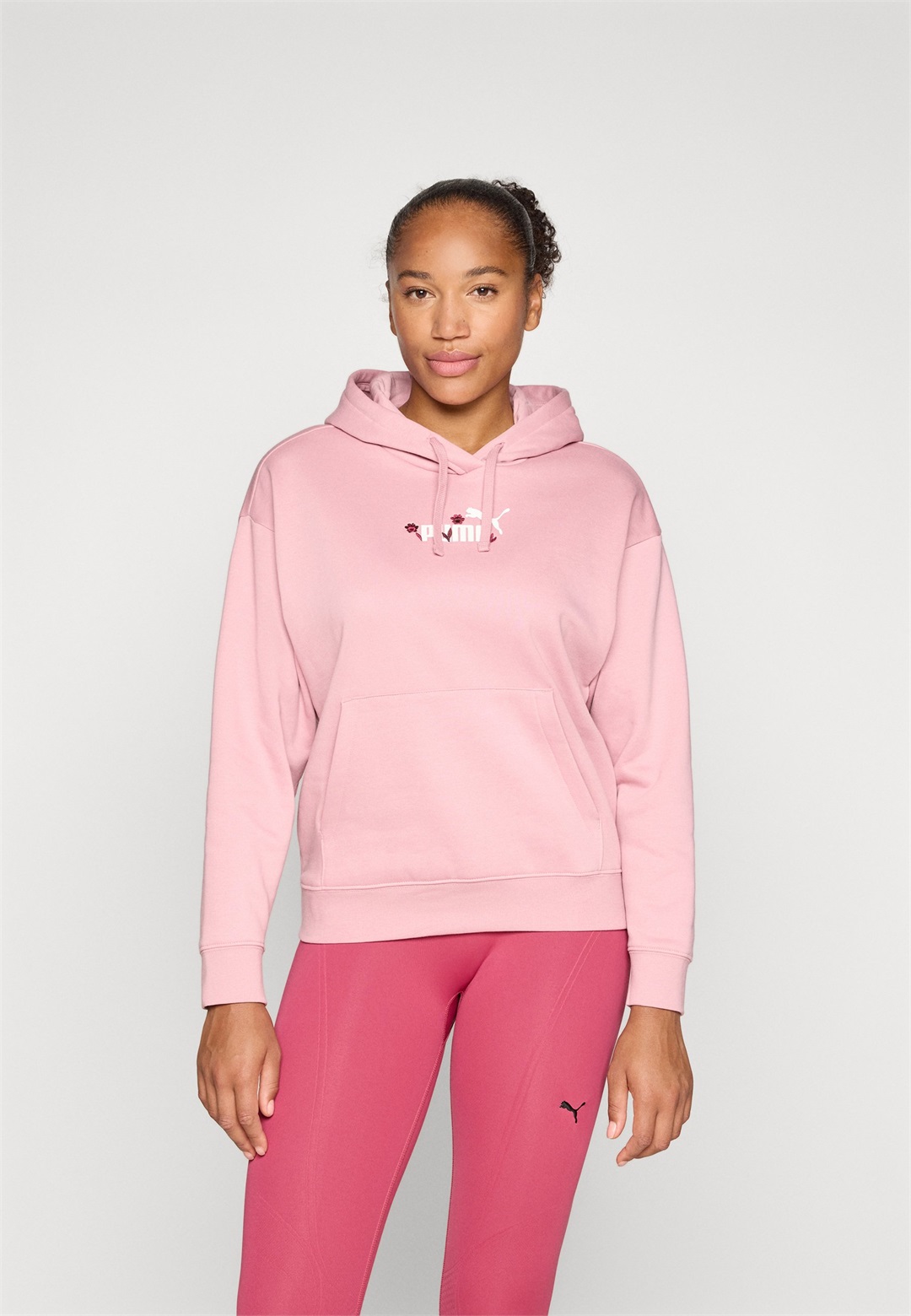 Puma NATURE COMFORT - Kapuzenpullover - poised pink/pink