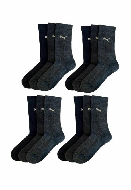 Puma CREW UNISEX 12 PACK - Socken - denim/blue denim