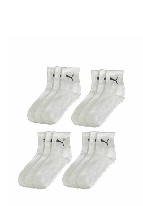 Puma CREW UNISEX 12 PACK - Socken - white/weiß