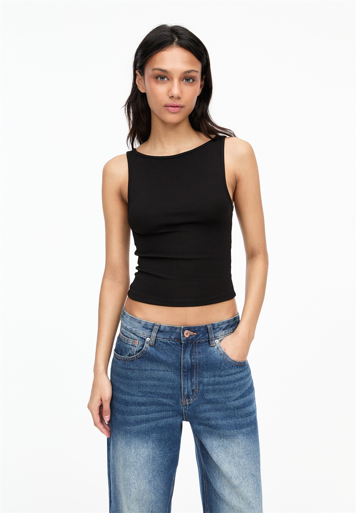 PULL&BEAR 3 PACK - Top - ochre/ocker