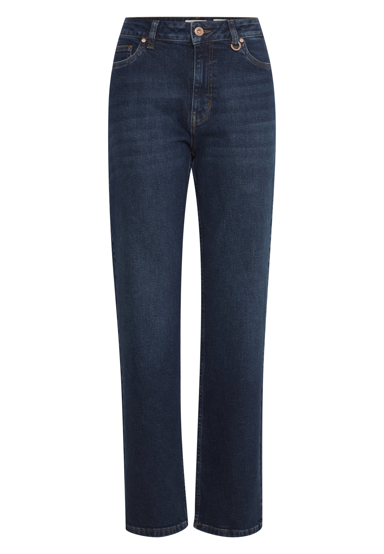 PULZ PZLIVA - Jeans Slim Fit - dark blue denim/blau