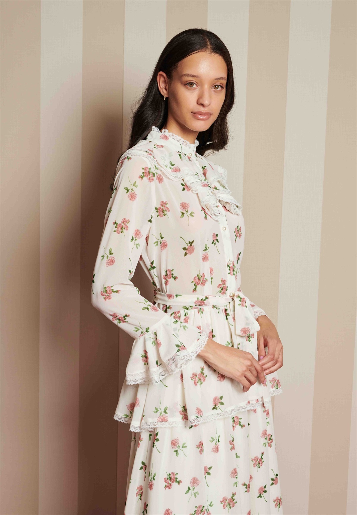 Sister Jane BAY - Blusenkleid - ivory/offwhite
