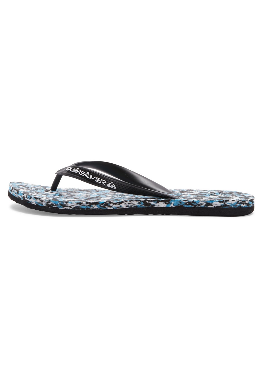 Quiksilver MOLOKAI - Bade-Zehentrenner - black denim/dunkelblau