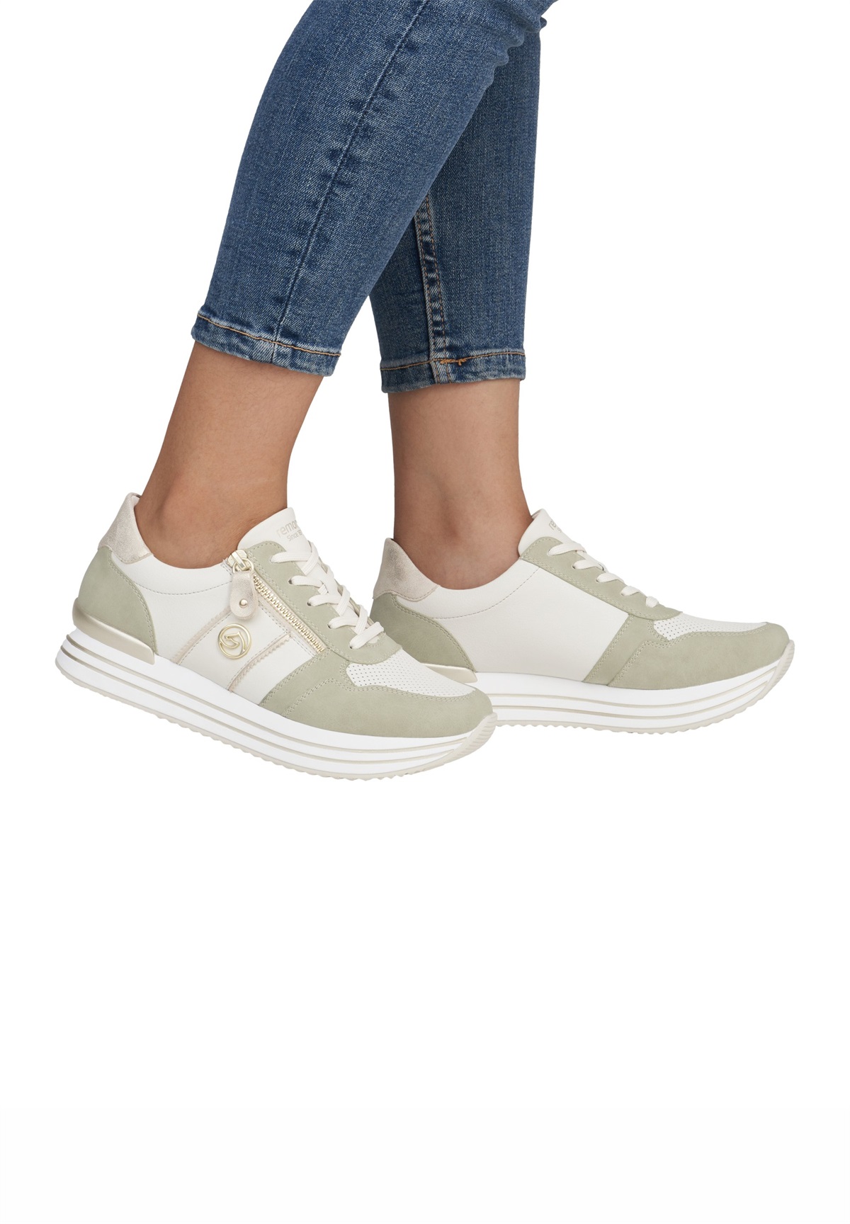 Remonte SNEAKER - Sneaker low - grün