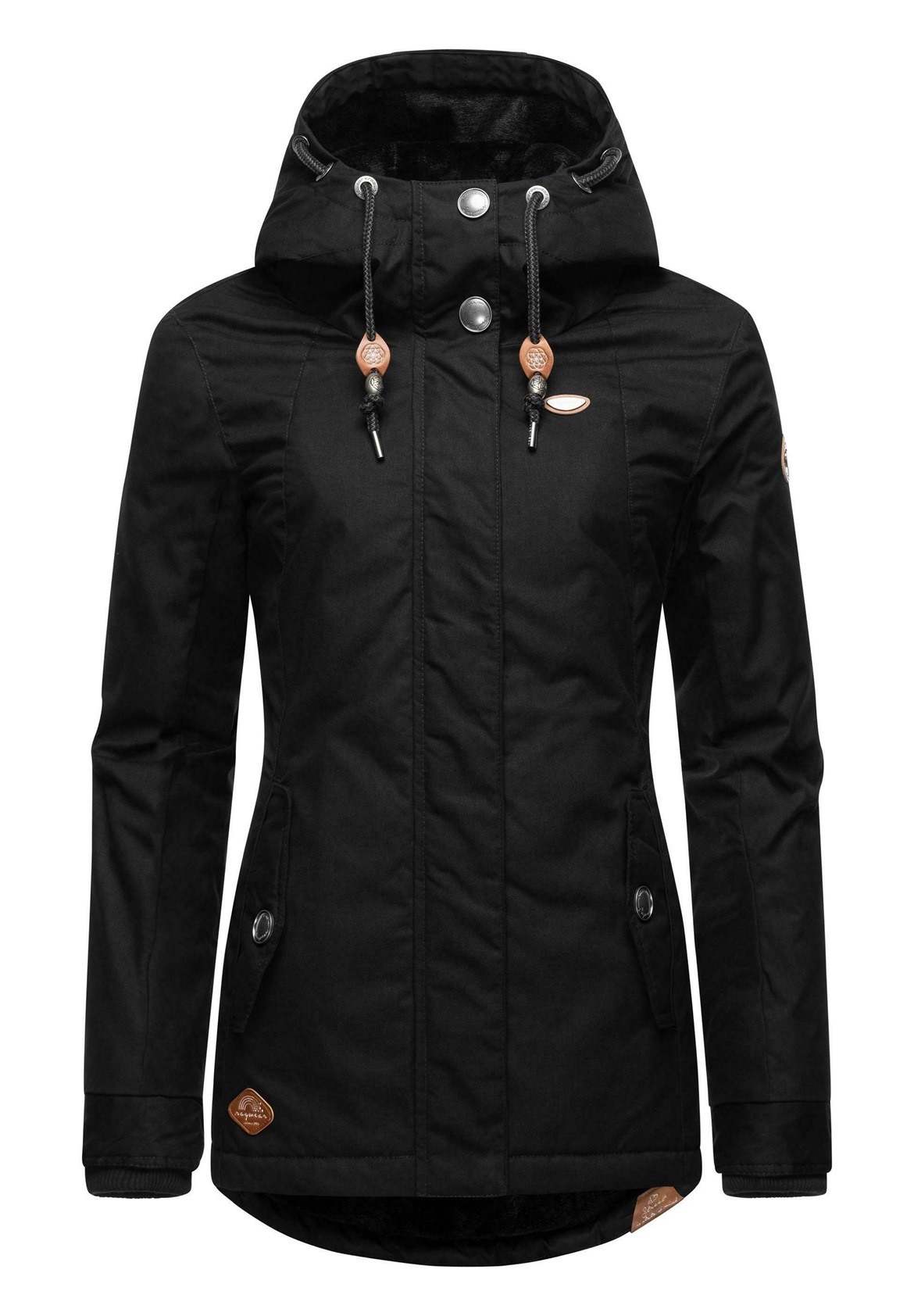 Ragwear MONADE - Winterjacke - black/dirty denim