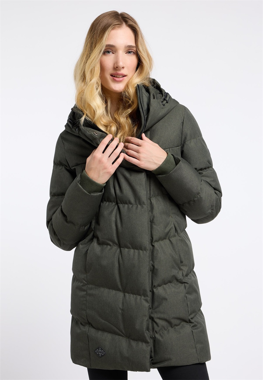 Ragwear PAVLA - Wintermantel - dark olive/dunkelgrün