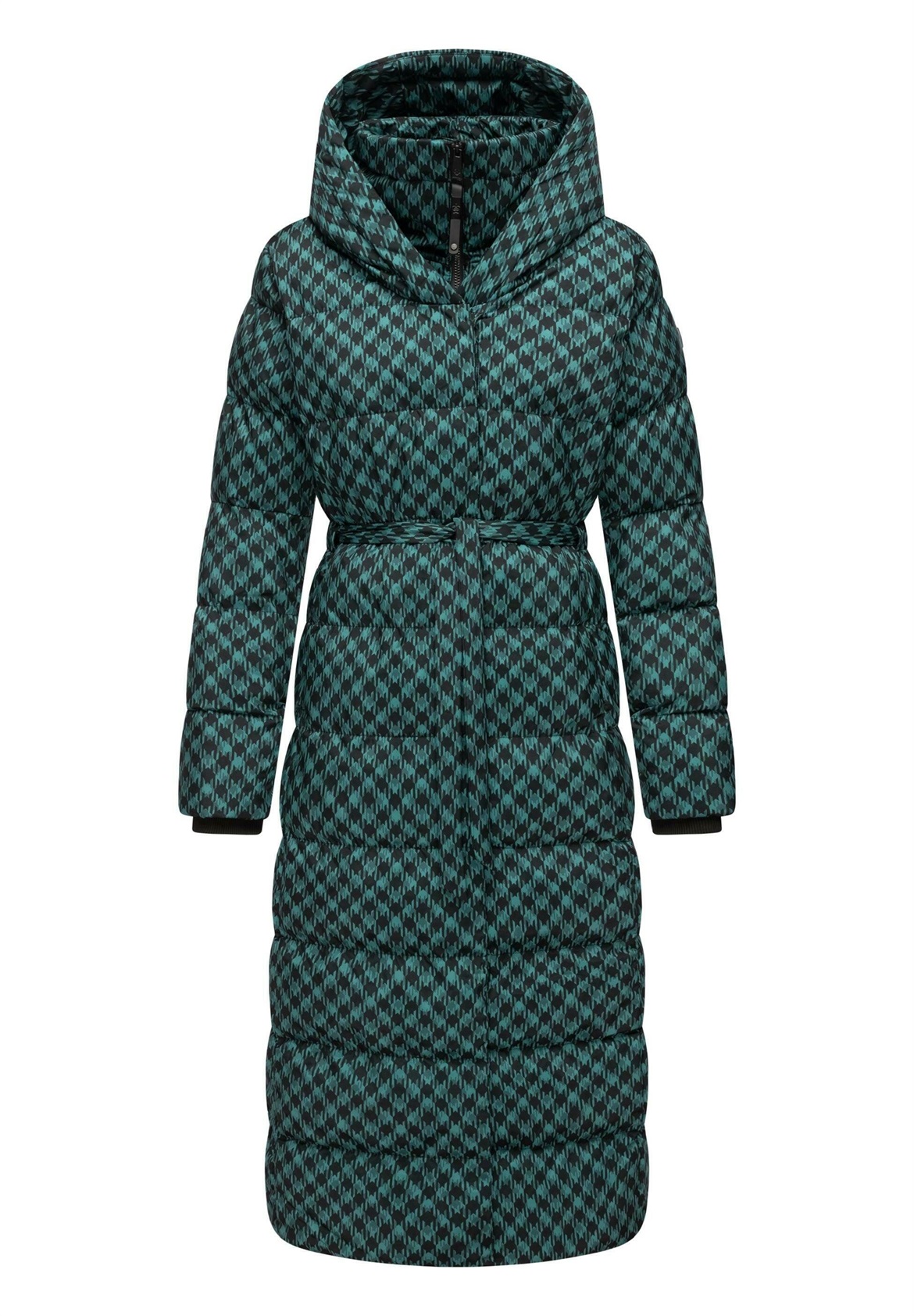 Ragwear NIARA - Wintermantel - petrol melange/türkis