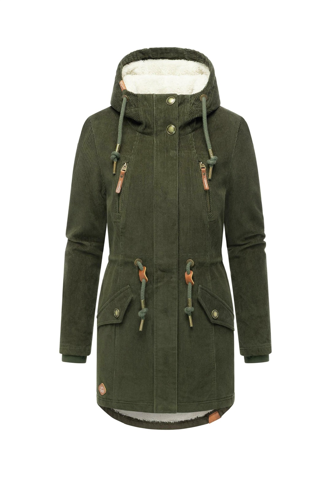 Ragwear Wintermantel - dark olive/oliv