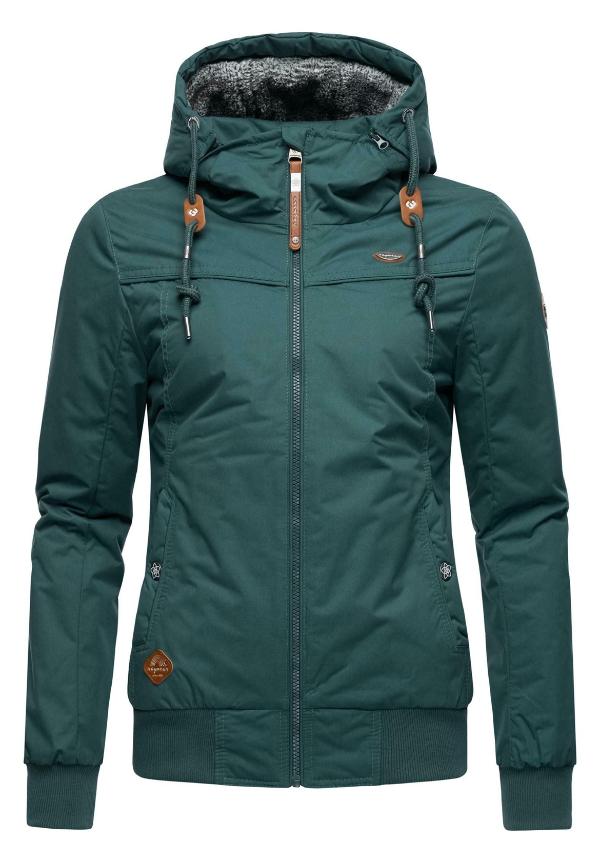 Ragwear JOTTY - Winterjacke - dark green/dunkelgrün-meliert