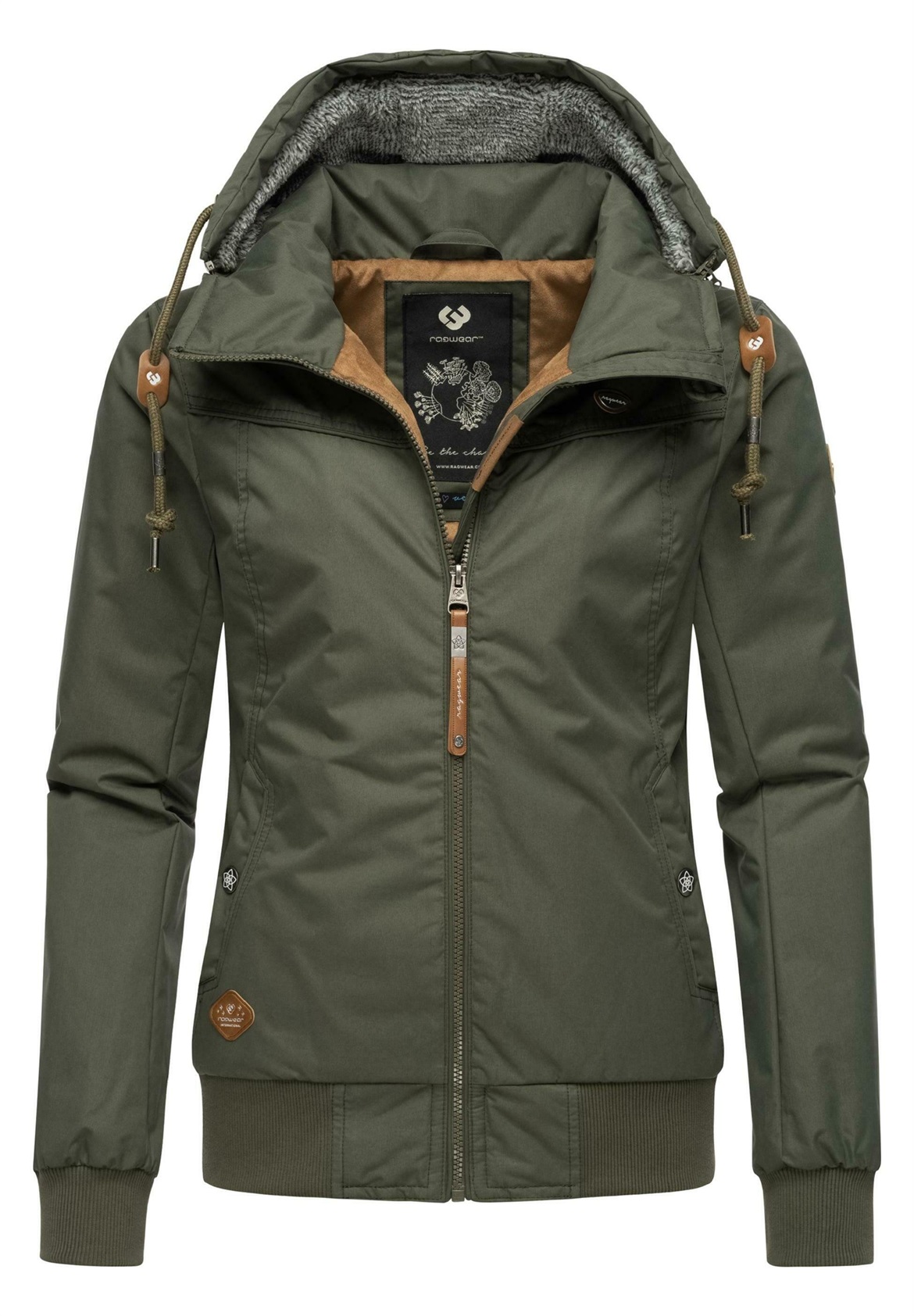 Ragwear JOTTY - Winterjacke - dark olive/oliv-meliert