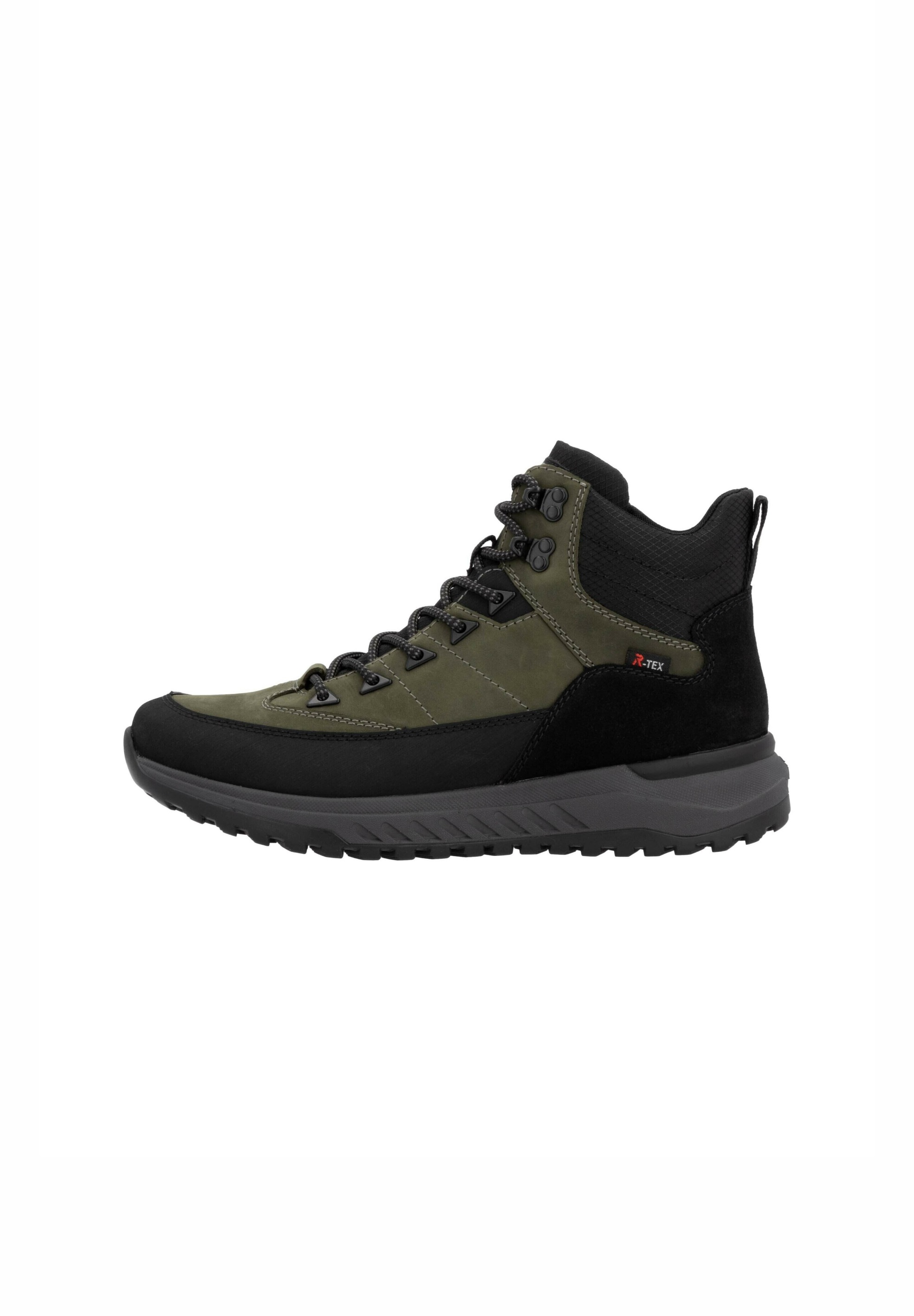 Rieker Sport Schnürstiefelette - khaki schwarz/grün