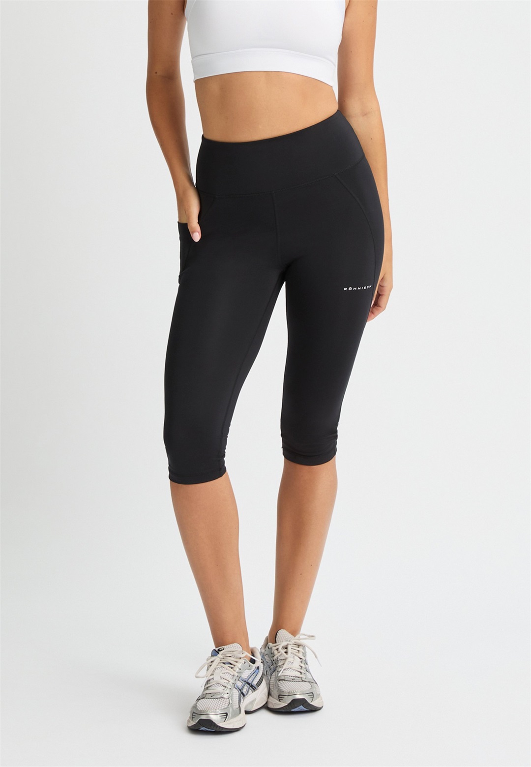 Röhnisch FLATTERING HIGH WAIST - Tights - black/schwarz