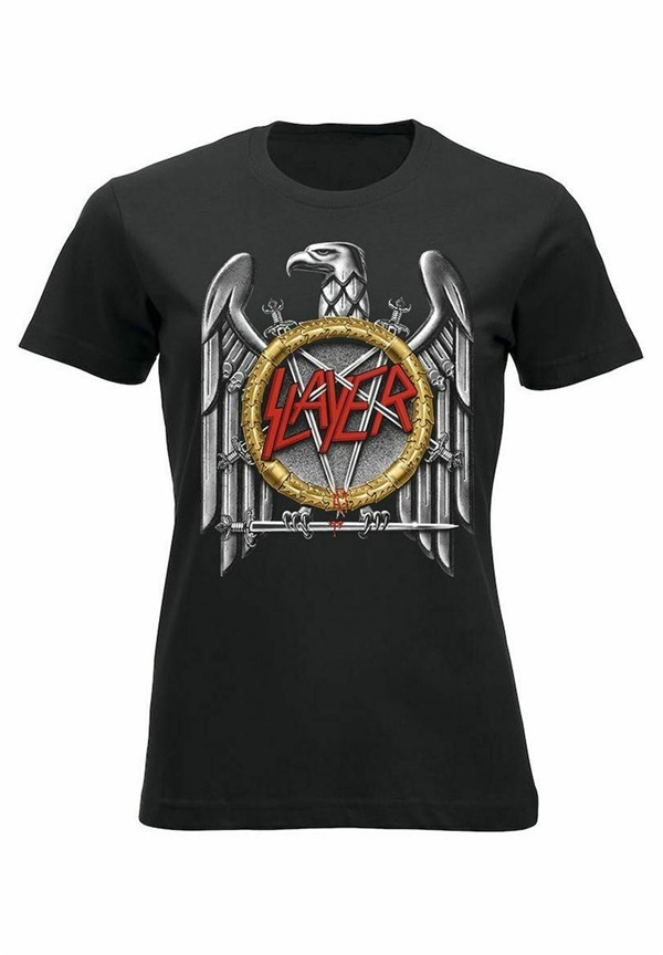 rockshirts SLAYER EAGLE KVINDER - T-Shirt print - black/schwarz