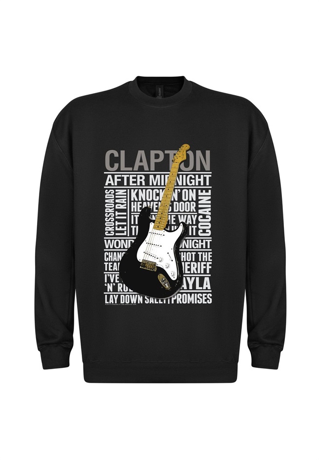 rockshirts ERIC CLAPTON SONGS - Sweatshirt - black/schwarz