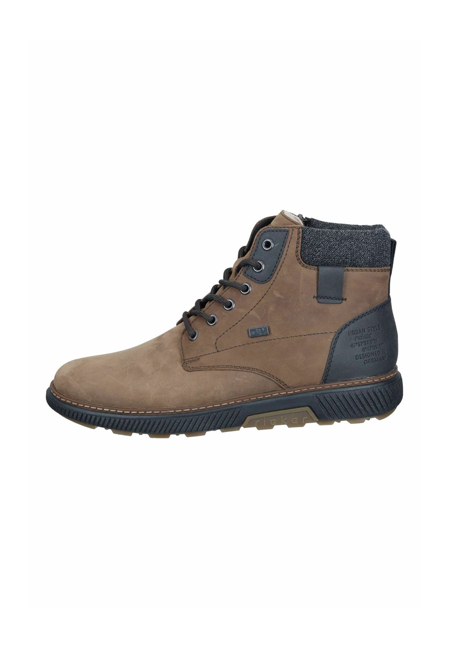 Rieker Schnürstiefelette - noce moro braun/braun