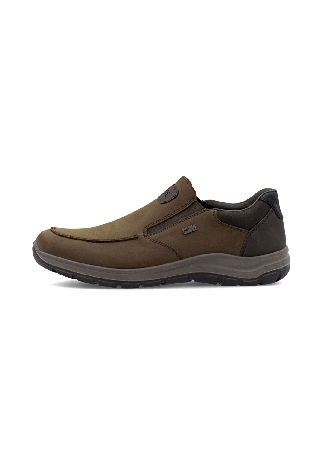 Rieker Slipper - tabak moro braun/schwarz/braun