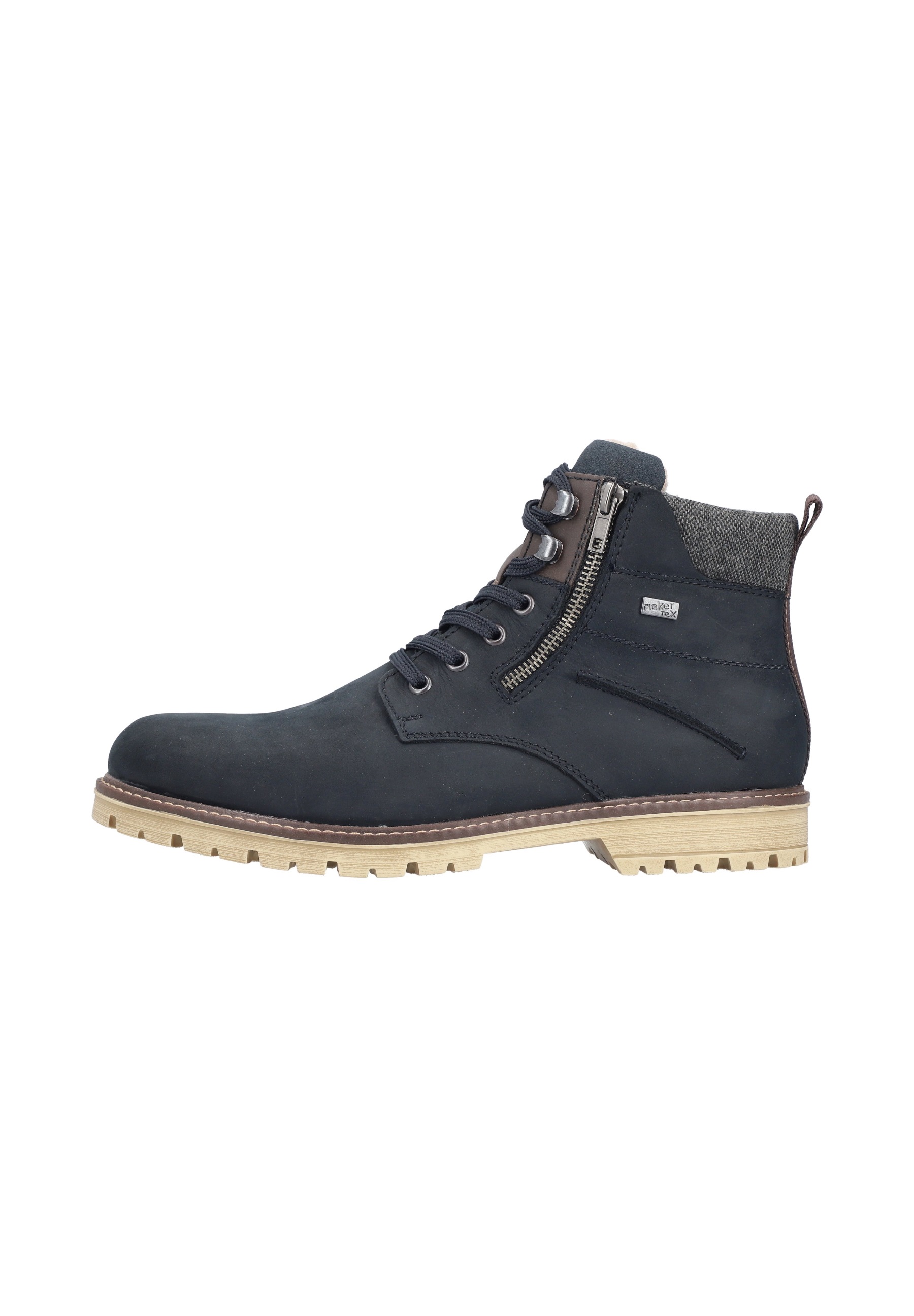 Rieker Schnürstiefelette - marineblau/blau